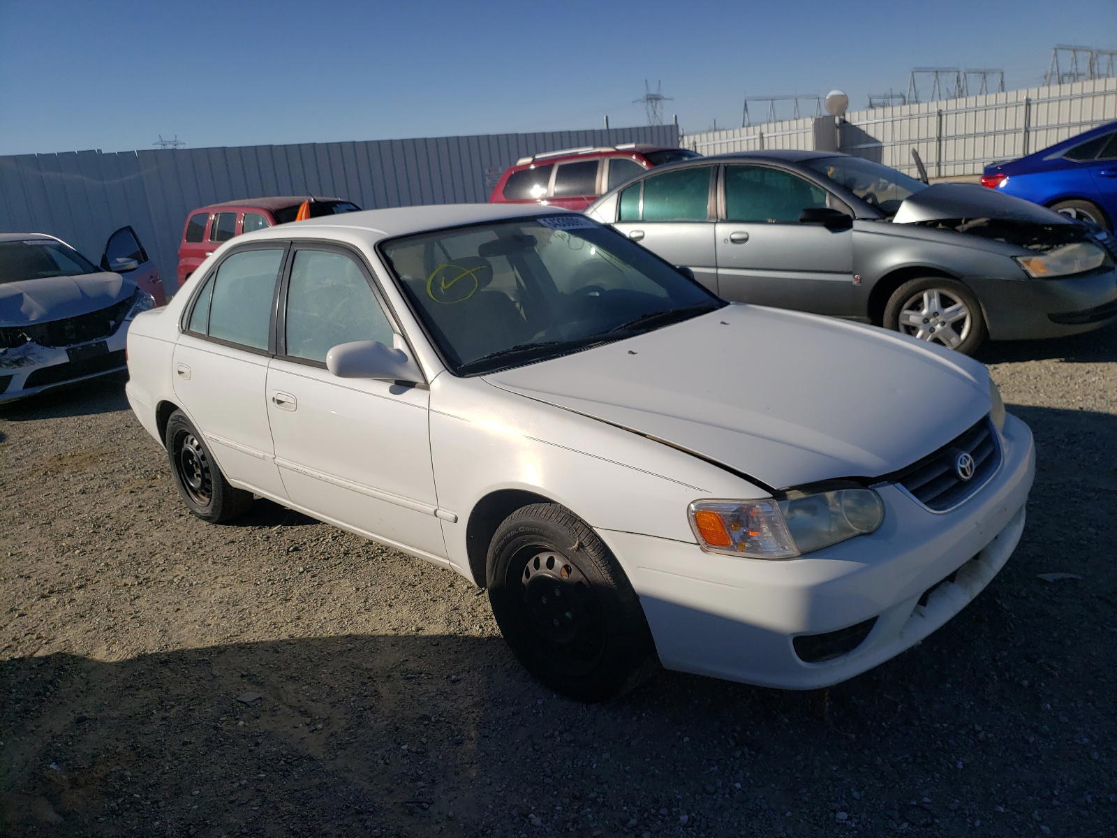 TOYOTA COROLLA CE 2001 with VIN 1NXBR12E71Z536494 - Photo from auction