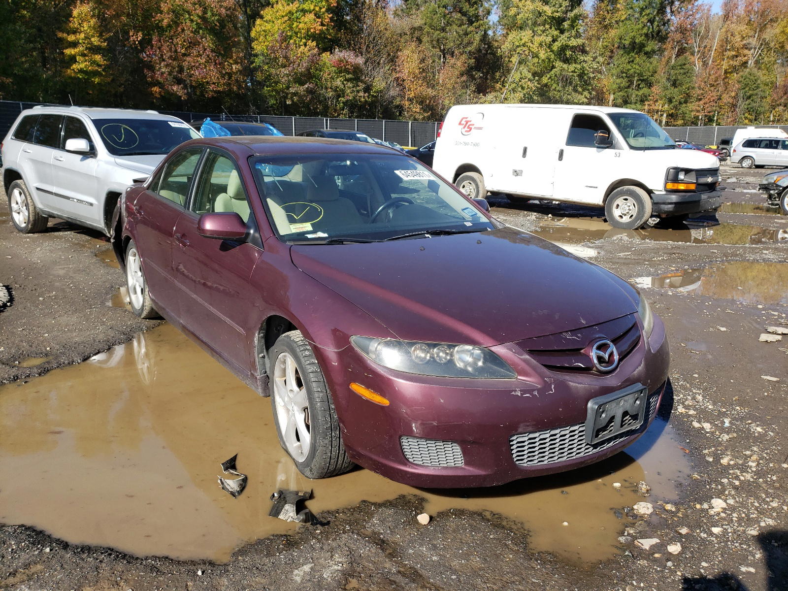 MAZDA 6 I 2008 with VIN 1YVHP80C685M03335 - Photo from auction