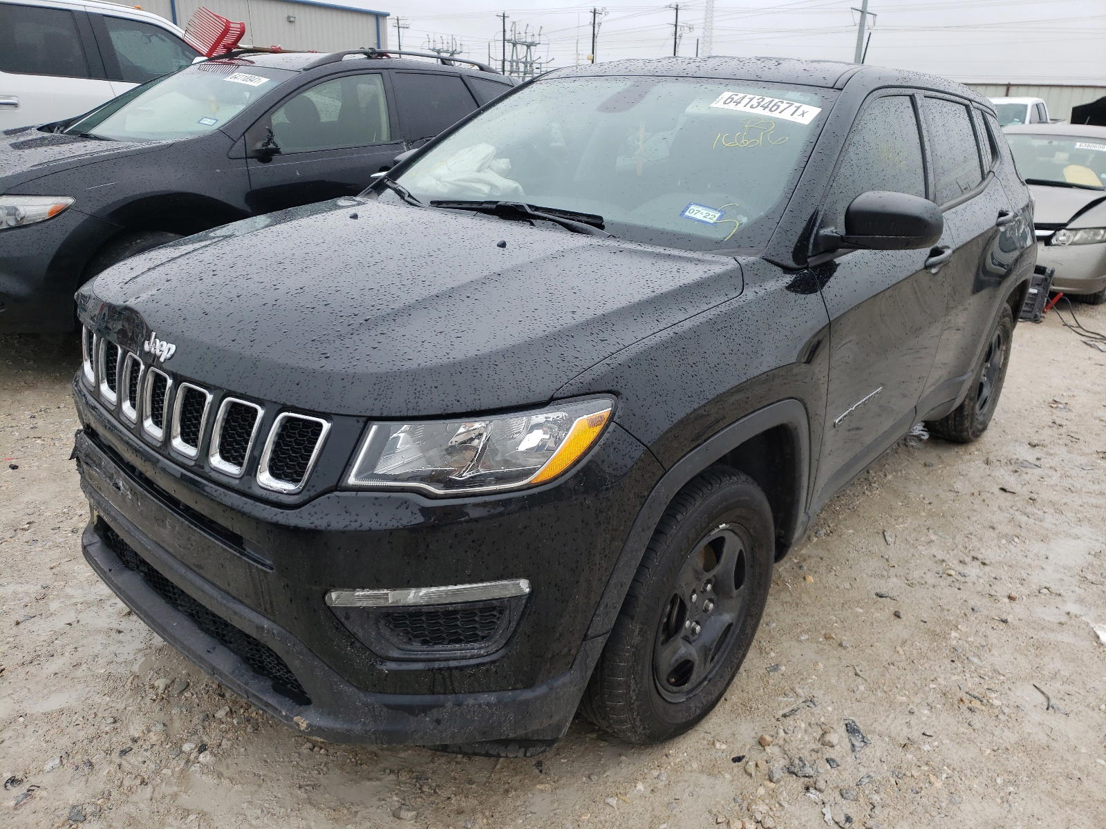 Photo 2 from auction – 2020 JEEP COMPASS SP with VIN 3C4NJCAB6LT166616