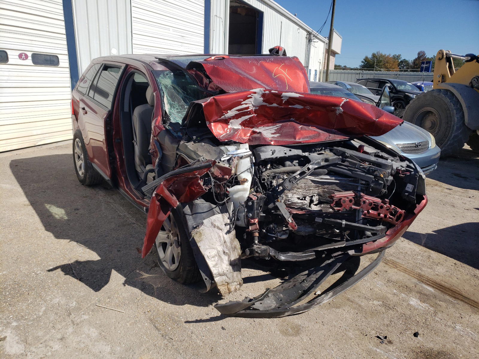 FORD EDGE SEL 2014 with VIN 2FMDK3JC4EBA82029 - Photo from auction