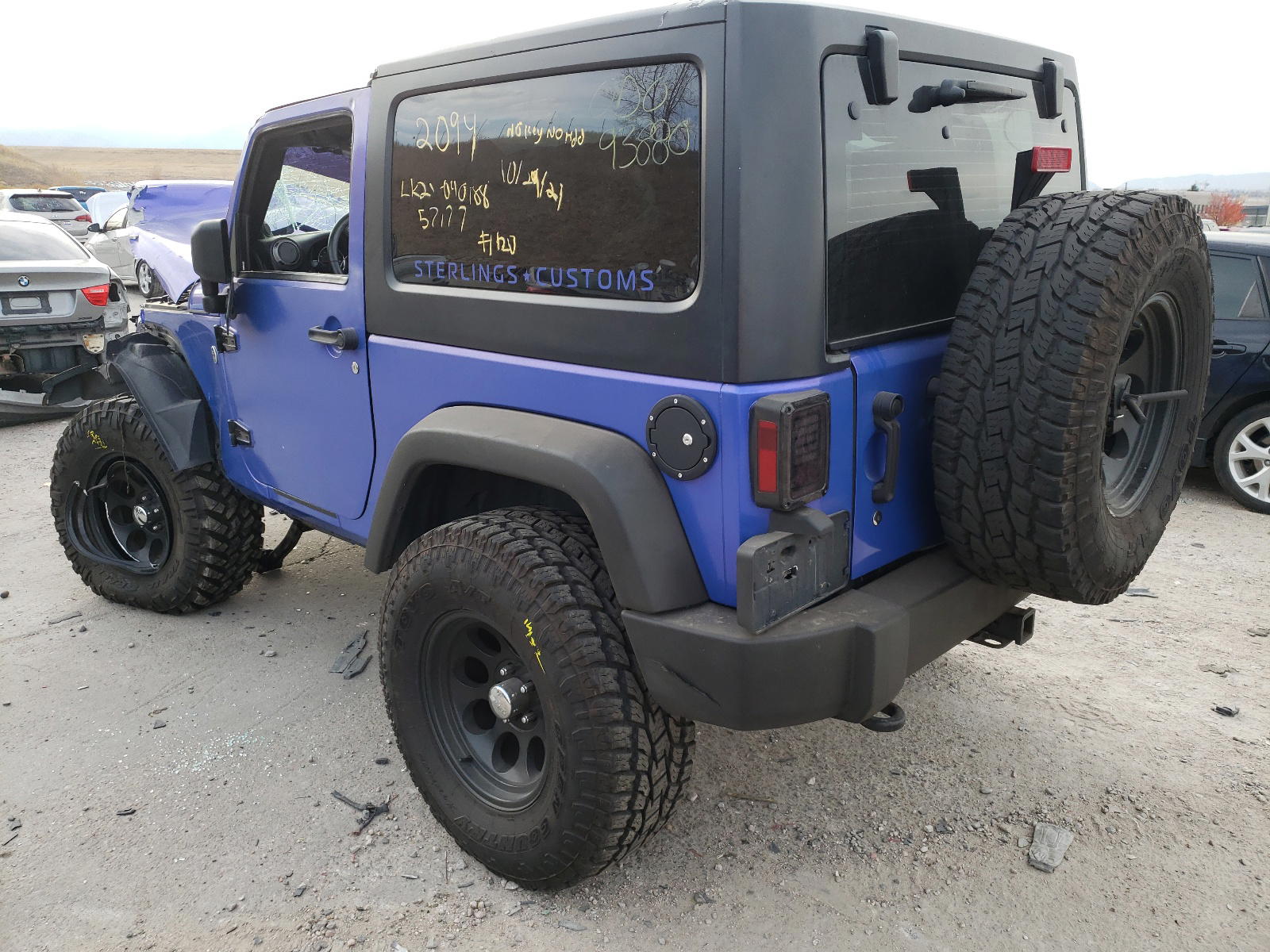 Photo 3 from auction – 2011 JEEP WRANGLER S with VIN 1J4AA2D17BL636281