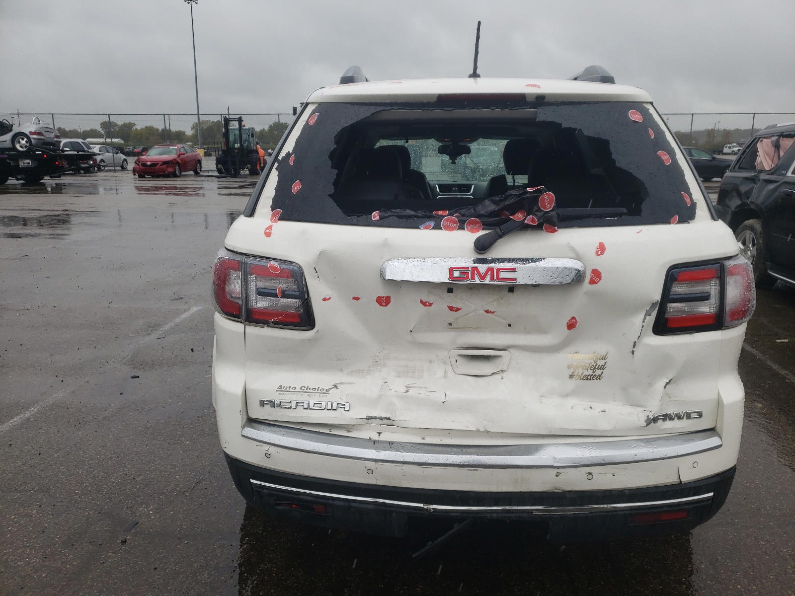Photo 9 from auction – 2015 GMC ACADIA SLT with VIN 1GKKVRKD9FJ322190