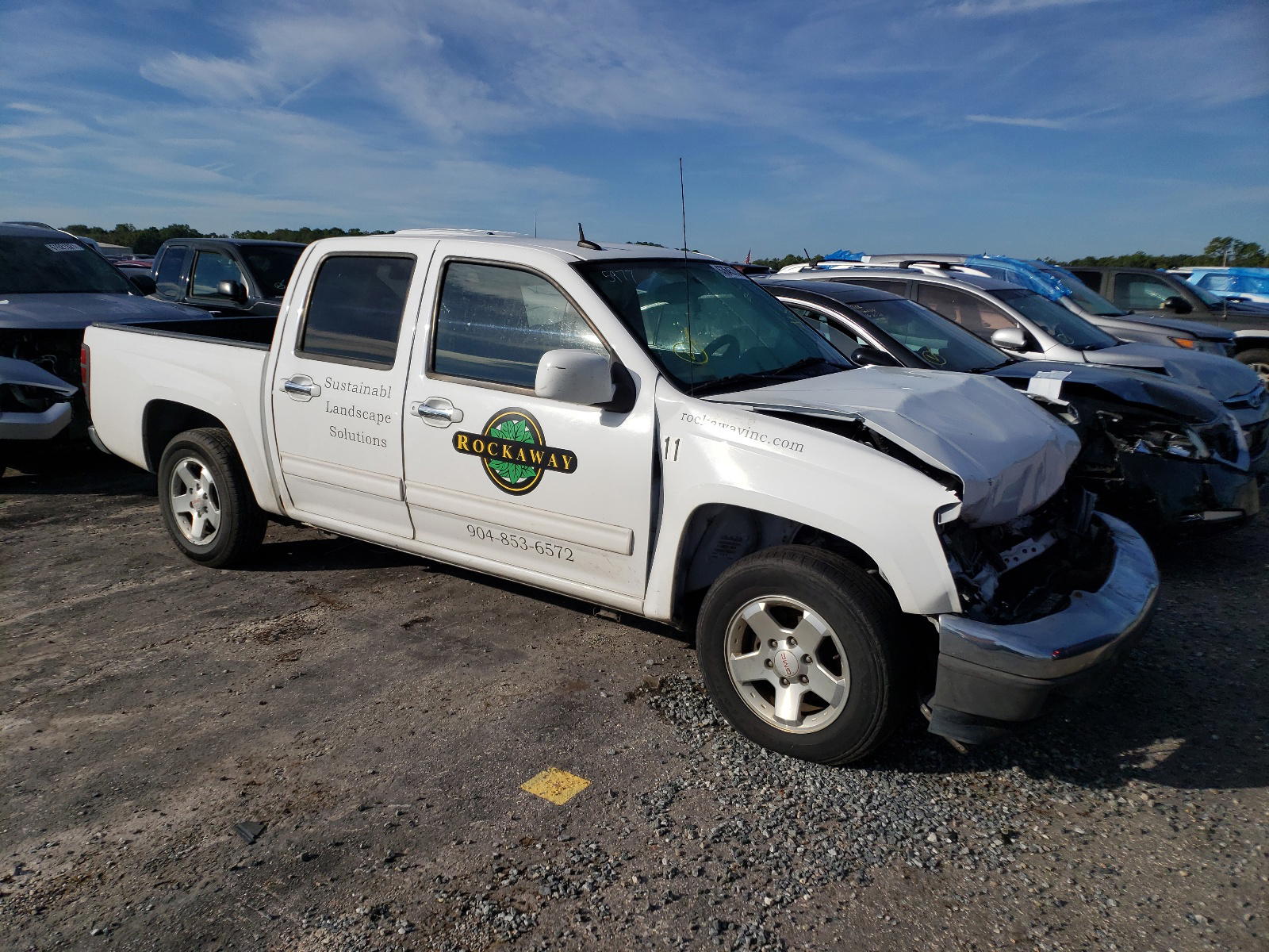 GMC CANYON SLE 2012 with VIN 1GTD5MF97C8100246 - Photo from auction