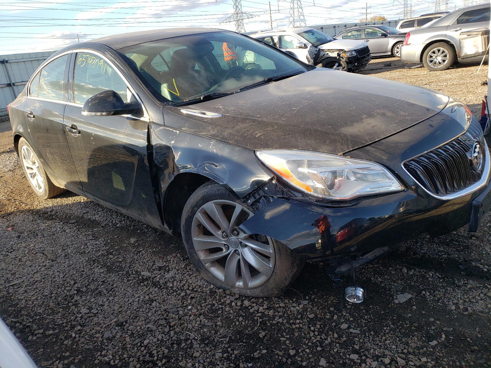 BUICK REGAL PREM 2015 with VIN 2G4GN5EX5F9288840 - Photo from auction