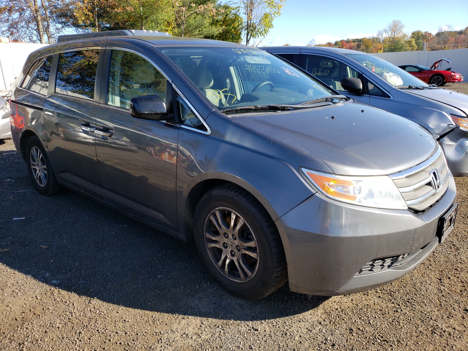 Photo 1 from auction – 2013 HONDA ODYSSEY EX with VIN 5FNRL5H43DB042317
