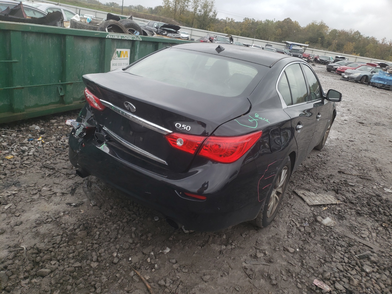 Photo 4 from auction – 2017 INFINITI Q50 PREMIU with VIN JN1EV7AP2HM731824