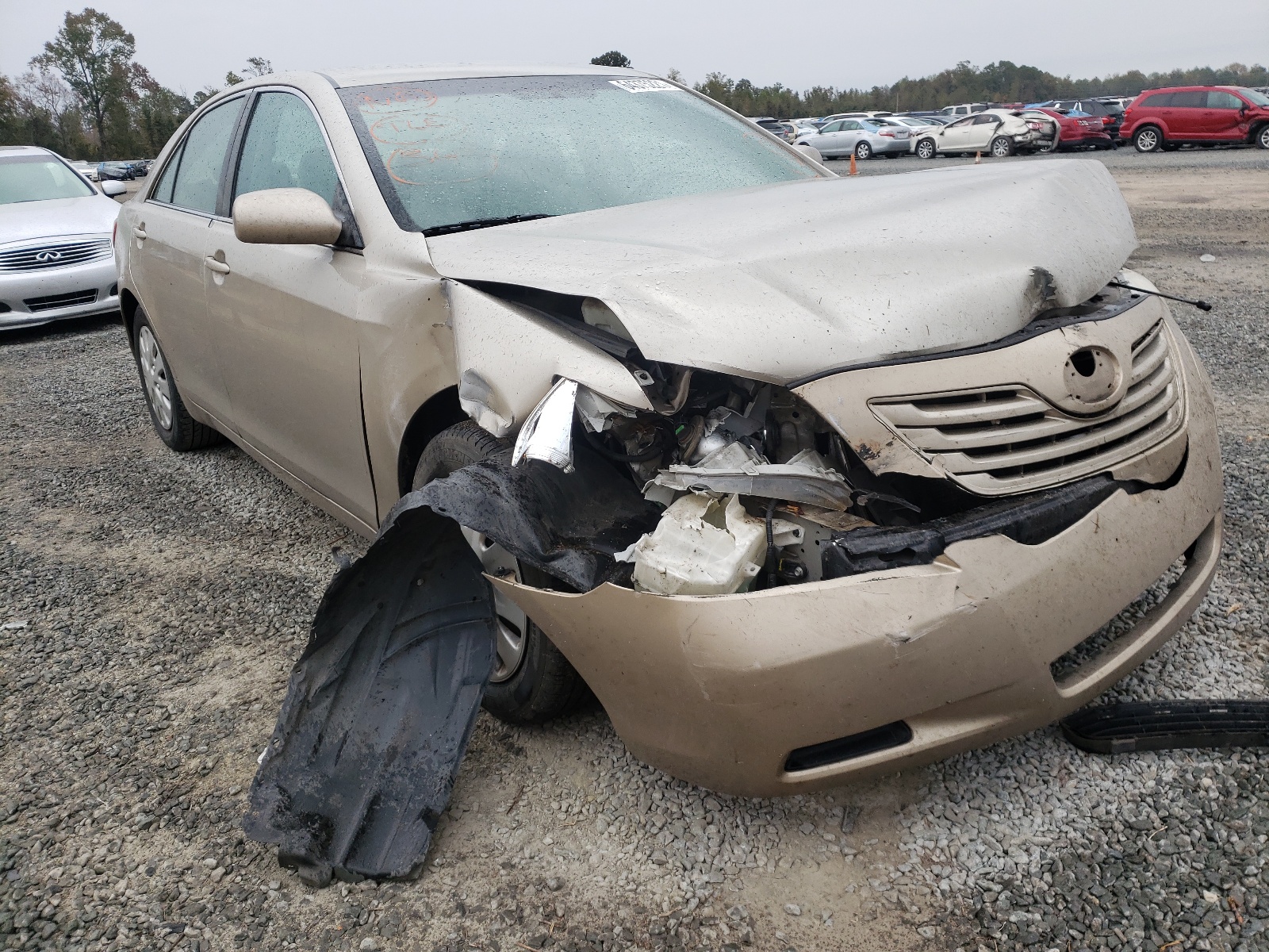 TOYOTA CAMRY CE/L 2007 with VIN 4T1BE46KX7U573951 - Photo from auction