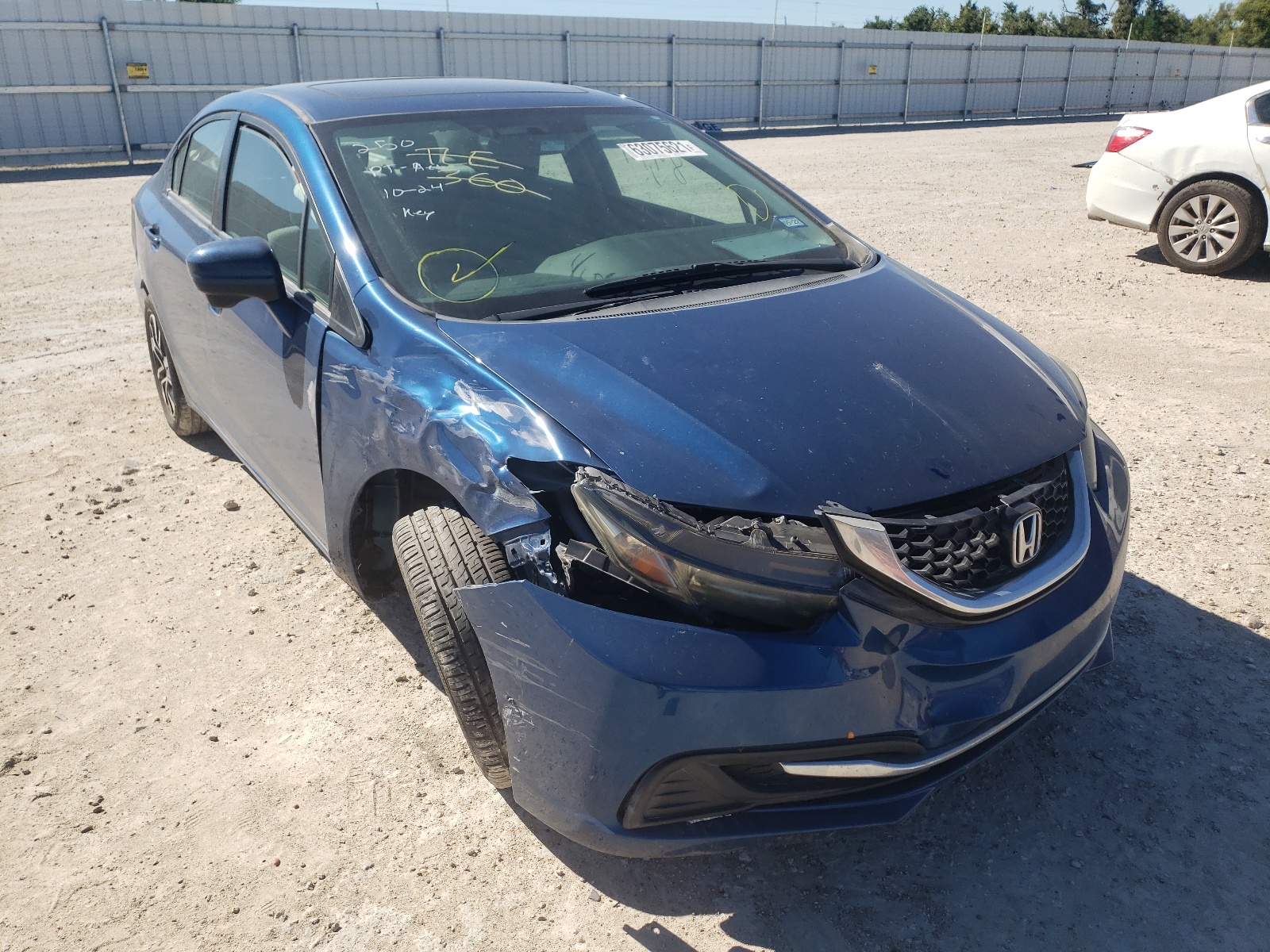 Photo 1 from auction – 2014 HONDA CIVIC EX with VIN 2HGFB2F89EH532798
