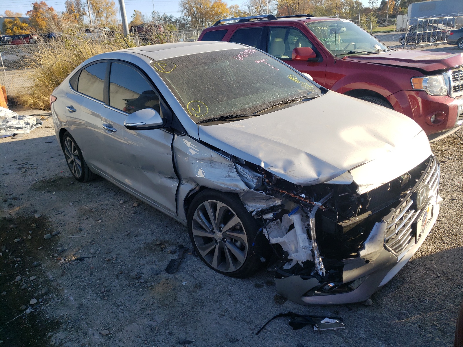 HYUNDAI ACCENT LIM 2021 with VIN 3KPC34A64ME152844 - Photo from auction