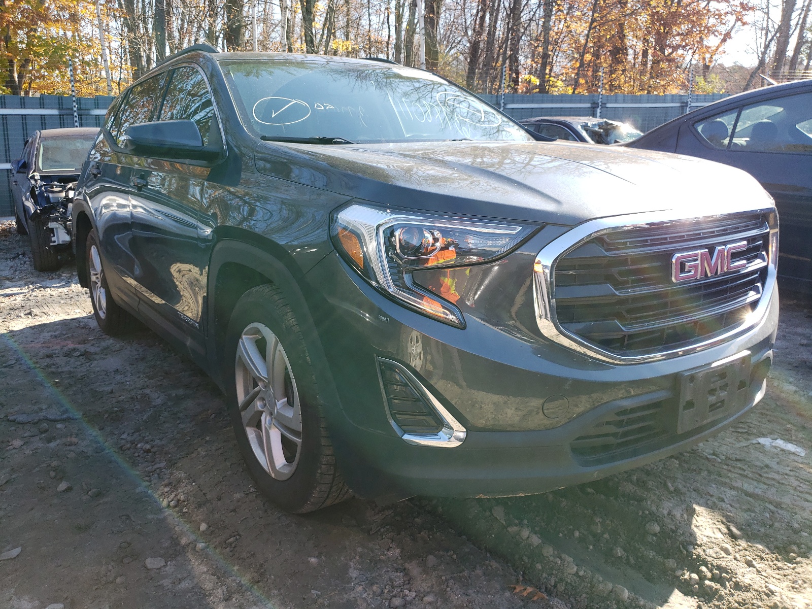 GMC TERRAIN SL 2018 with VIN 3GKALTEX3JL182305 - Photo from auction