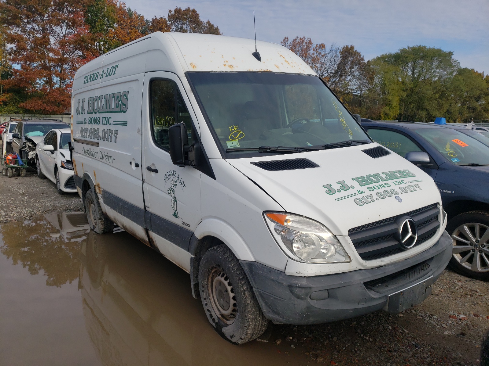 MERCEDES-BENZ SPRINTER 2 2012 with VIN WD3PE7CC6C5684701 - Photo from auction
