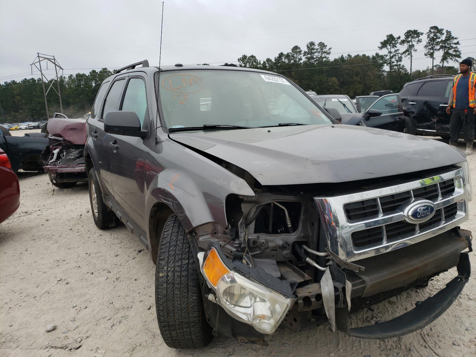 FORD ESCAPE XLT 2012 with VIN 1FMCU0D74CKA55211 - Photo from auction