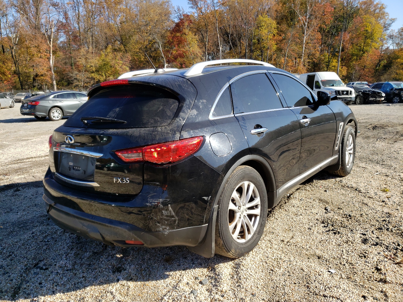 Photo 4 from auction – 2009 INFINITI FX35 with VIN JNRAS18W49M151362
