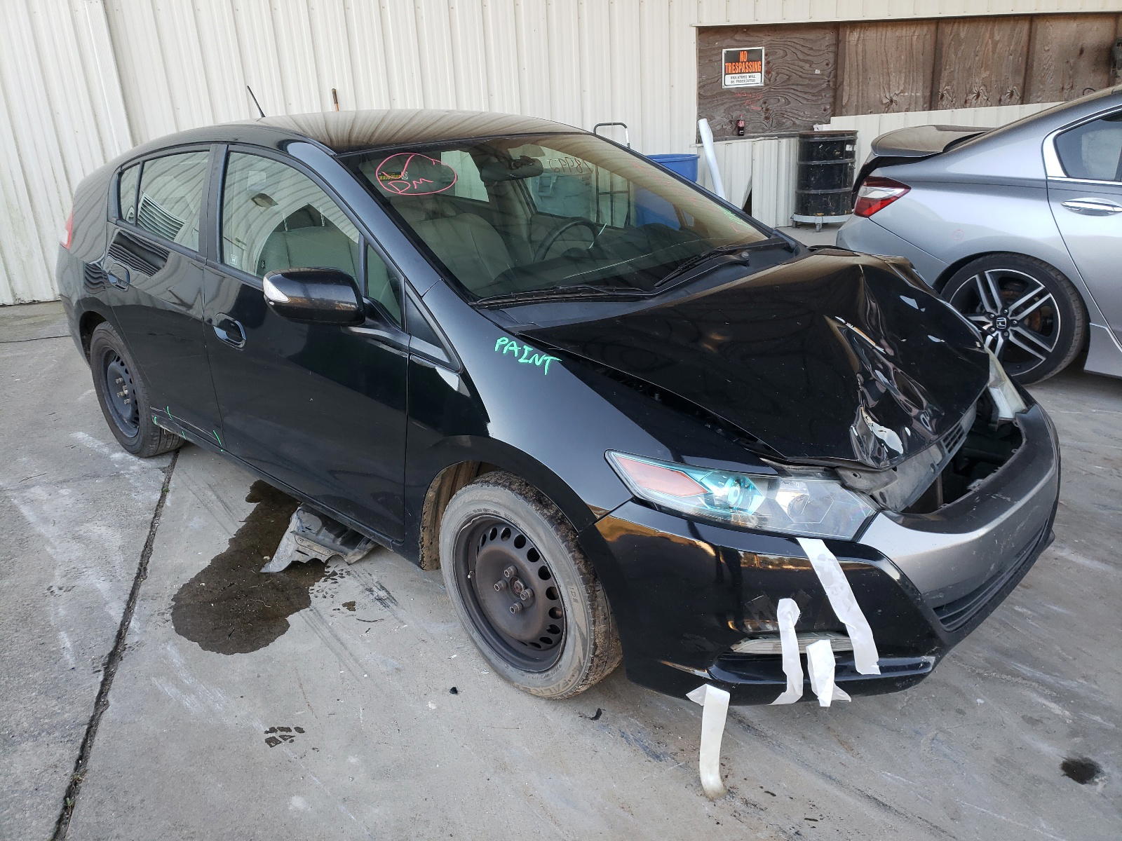 HONDA INSIGHT EX 2011 with VIN JHMZE2H72BS009763 - Photo from auction