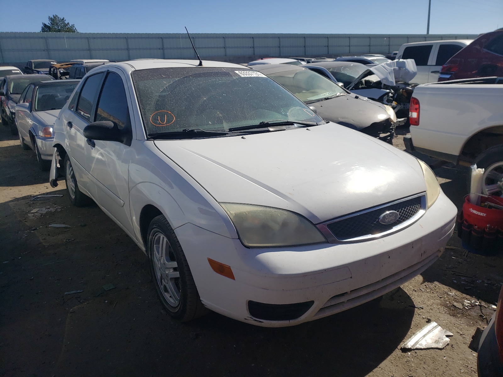 Photo 1 from auction – 2007 FORD FOCUS ZX4 with VIN 1FAFP34N37W171769