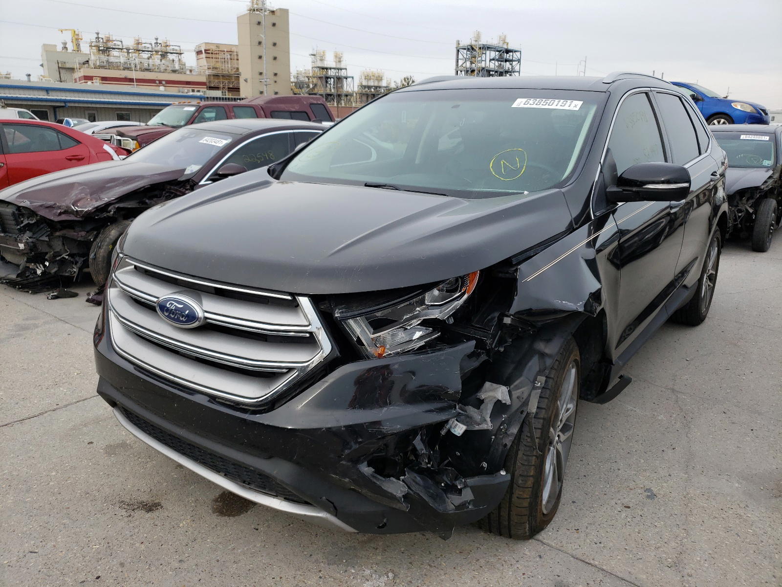 Photo 2 from auction – 2016 FORD EDGE TITAN with VIN 2FMPK3K97GBB70947