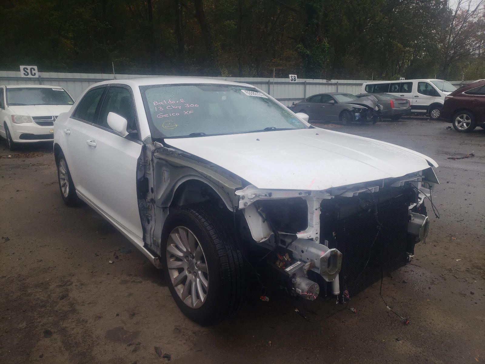 CHRYSLER 300 2013 with VIN 2C3CCAAG4DH527244 - Photo from auction