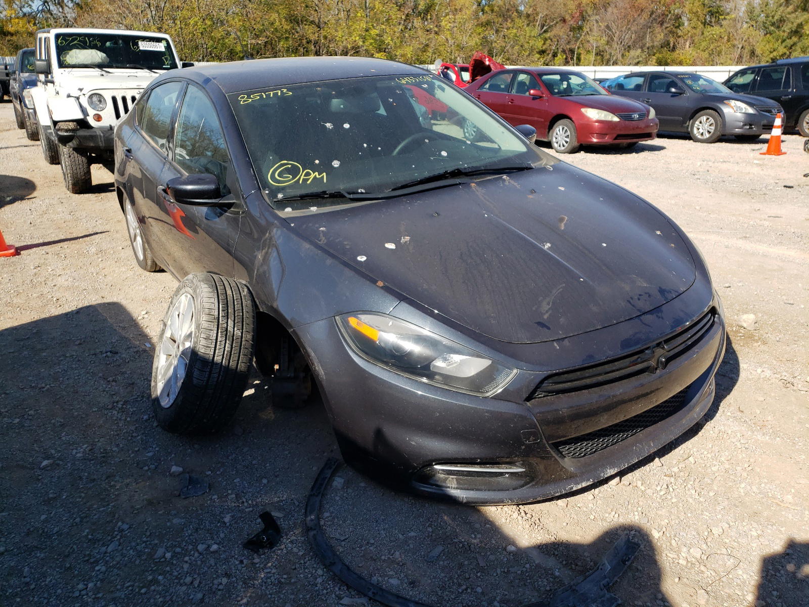 DODGE DART SXT 2014 with VIN 1C3CDFBB2ED851773 - Photo from auction