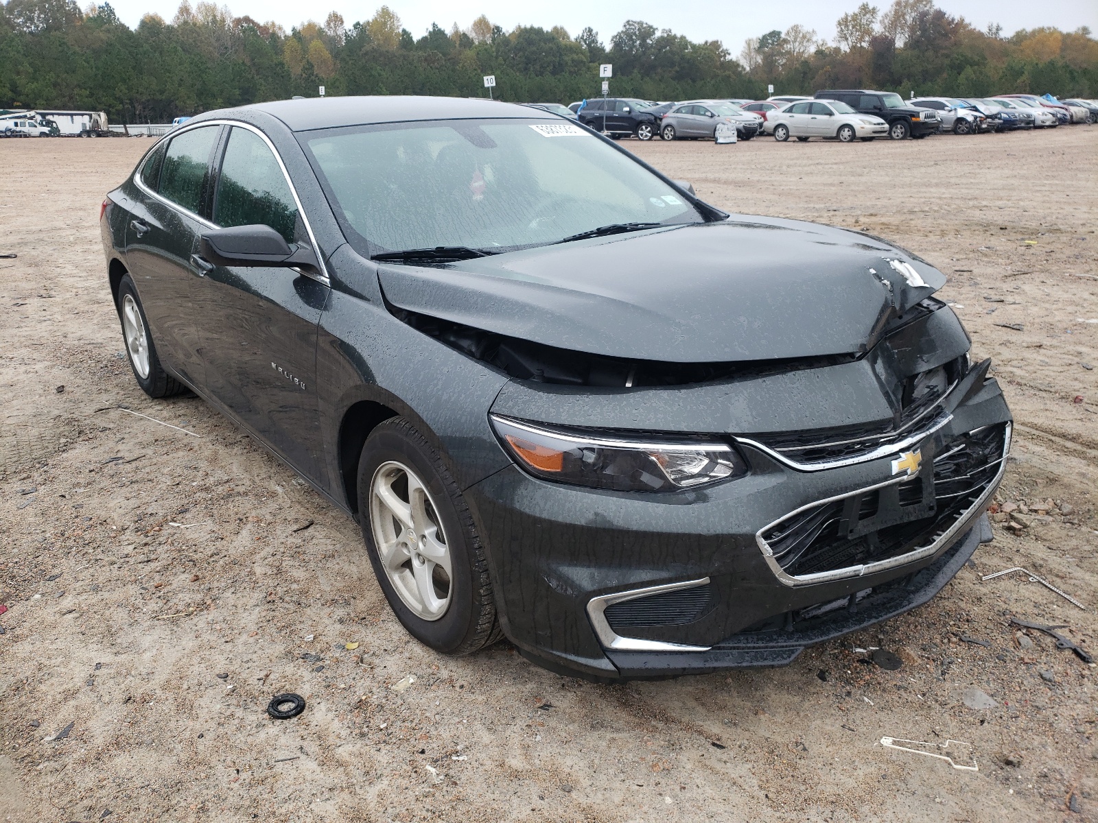 CHEVROLET MALIBU LS 2017 with VIN 1G1ZC5ST2HF254376 - Photo from auction