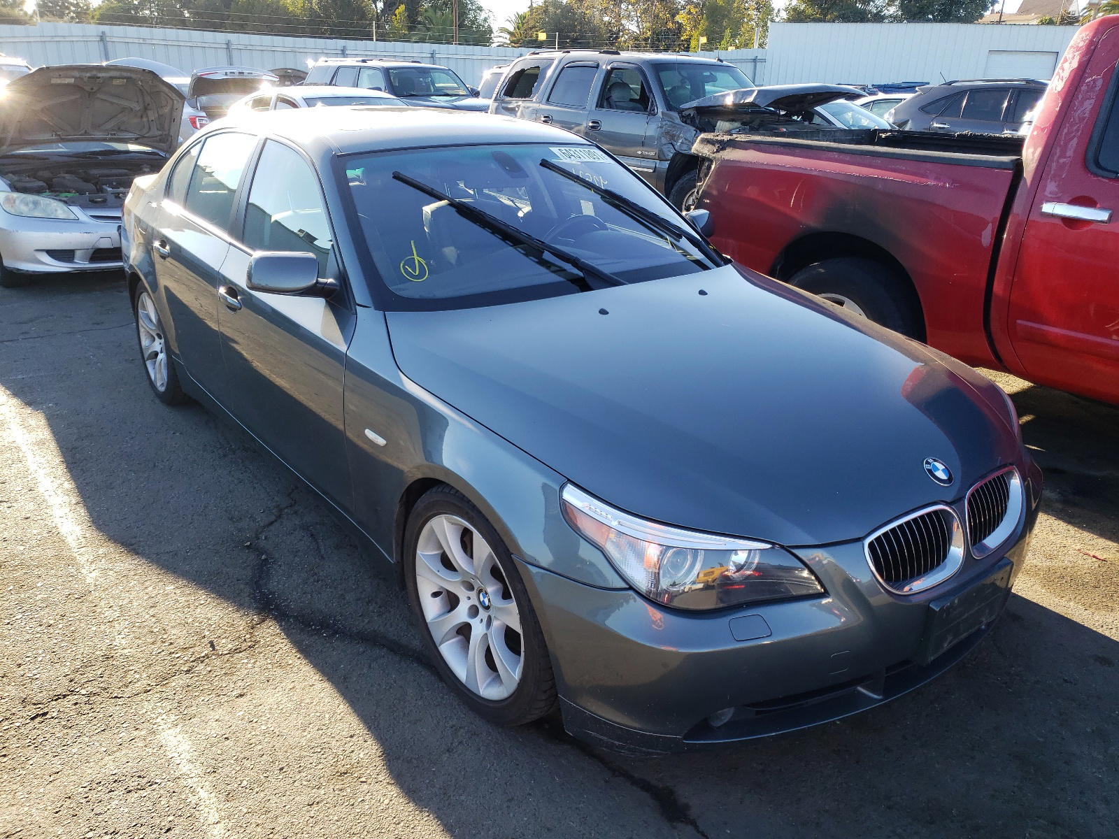 BMW 545 I 2004 with VIN WBANB33524B108359 - Photo from auction