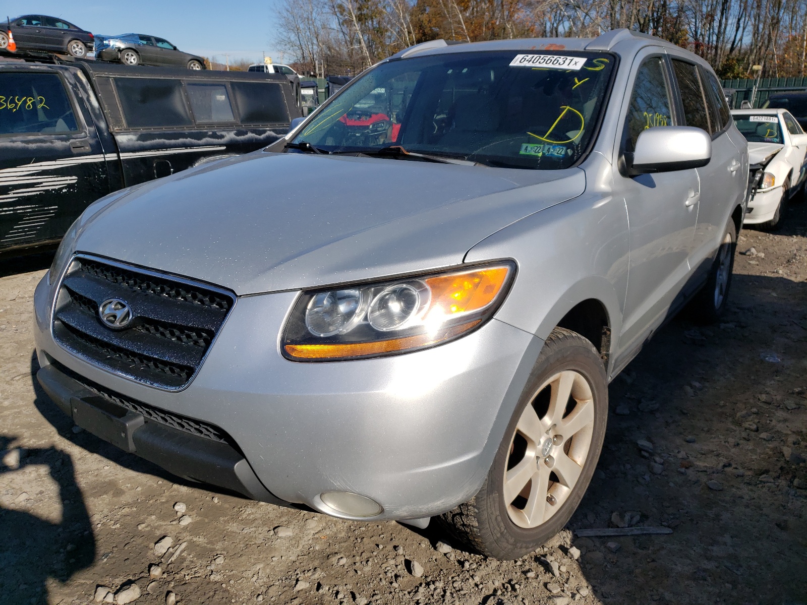 Photo 2 from auction – 2008 HYUNDAI SANTA FE with VIN 5NMSH73E48H131915