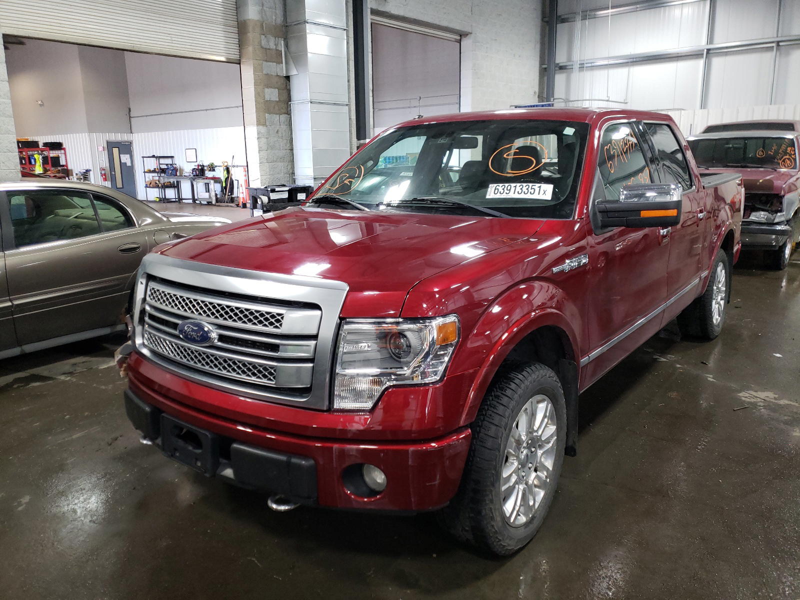 Photo 2 from auction – 2014 FORD F150 SUPER with VIN 1FTFW1EF0EFB39755