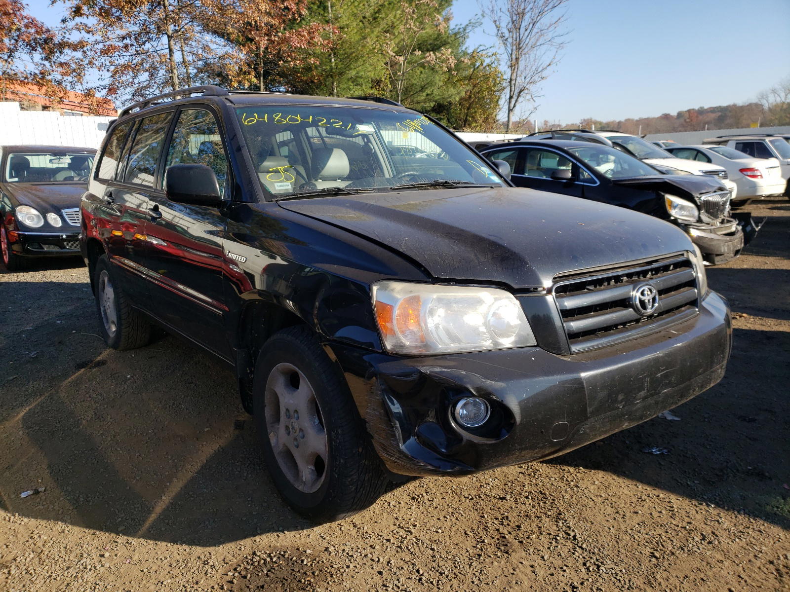 TOYOTA HIGHLANDER 2004 with VIN JTEEP21A740026486 - Photo from auction
