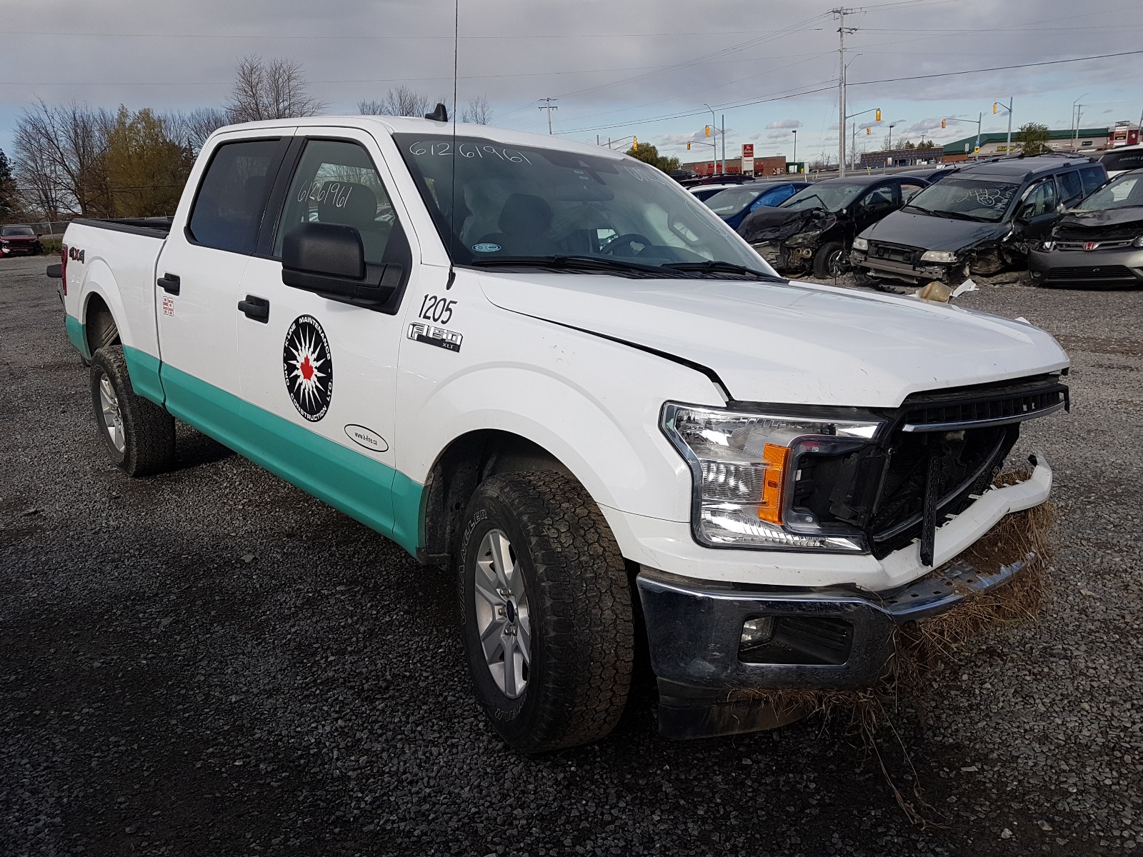 FORD F150 SUPER 2019 with VIN 1FTFW1E54KKD19296 - Photo from auction