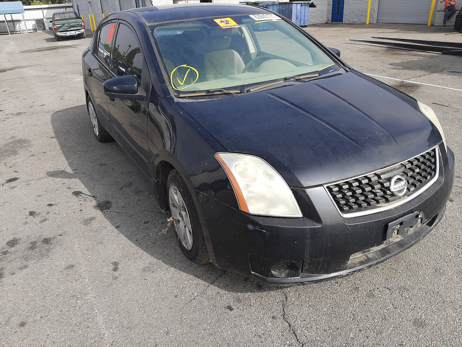 NISSAN SENTRA 2.0 2008 with VIN 3N1AB61EX8L746159 - Photo from auction