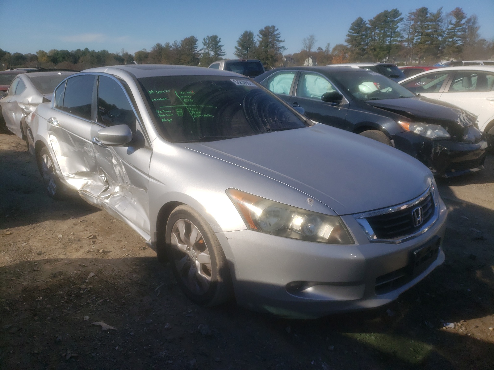 Photo 1 from auction – 2008 HONDA ACCORD EXL with VIN 1HGCP368X8A033148