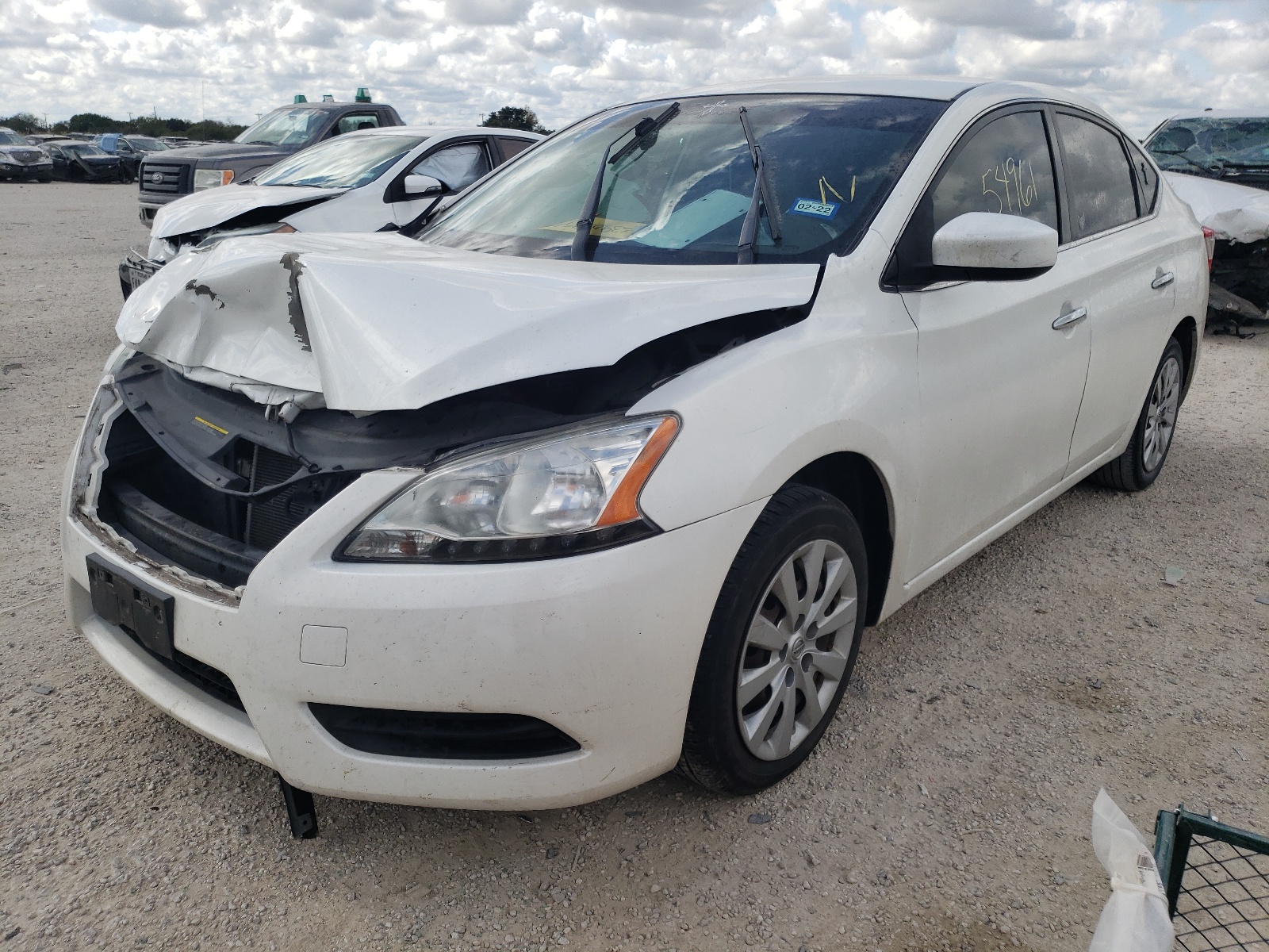 Photo 2 from auction – 2013 NISSAN SENTRA S with VIN 3N1AB7AP1DL661793