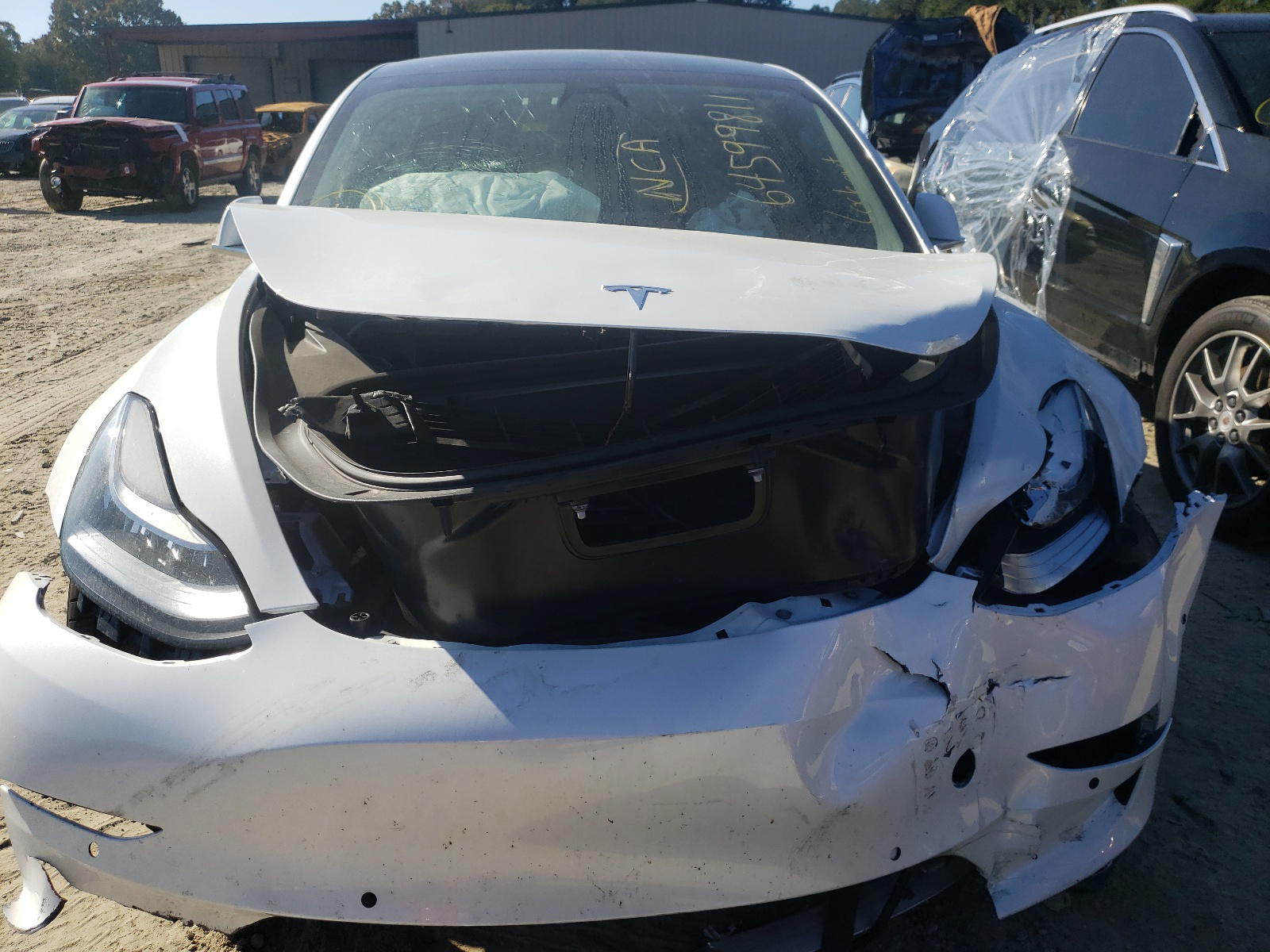 Photo 9 from auction – 2020 TESLA MODEL 3 with VIN 5YJ3E1EB7LF665062