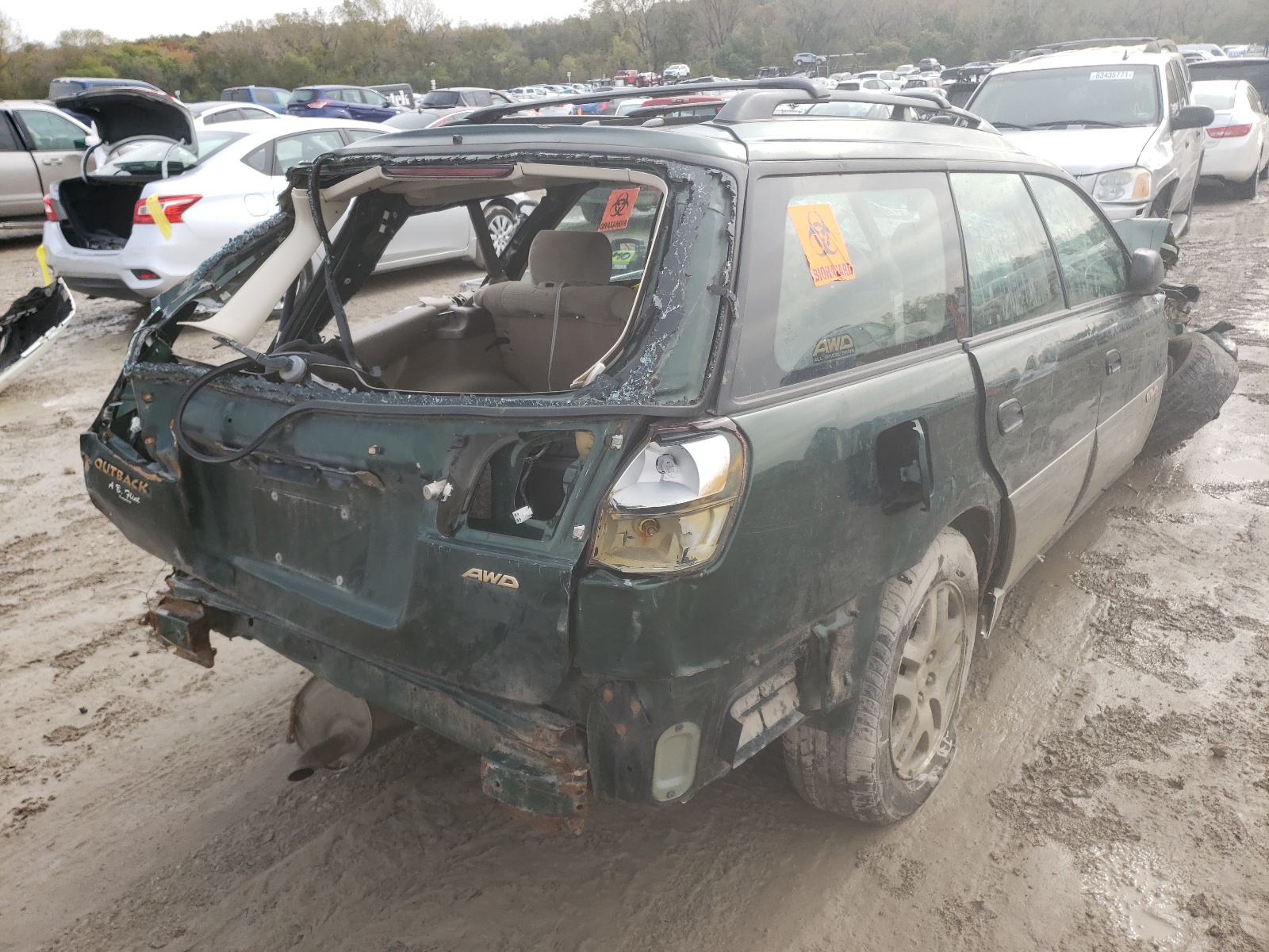 Photo 4 from auction – 2003 SUBARU LEGACY OUT with VIN 4S3BH675137633186