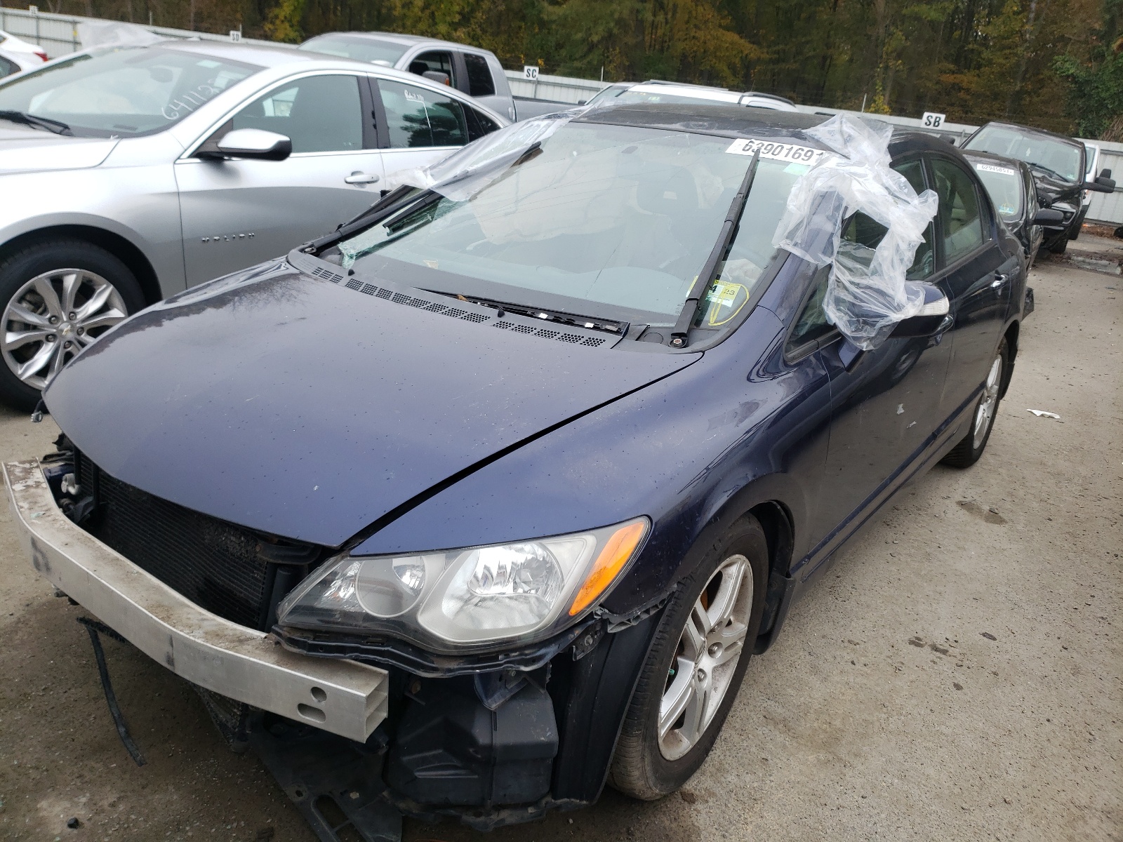 Photo 2 from auction – 2006 ACURA CSX PREMIU with VIN 2HHFD56706H202158