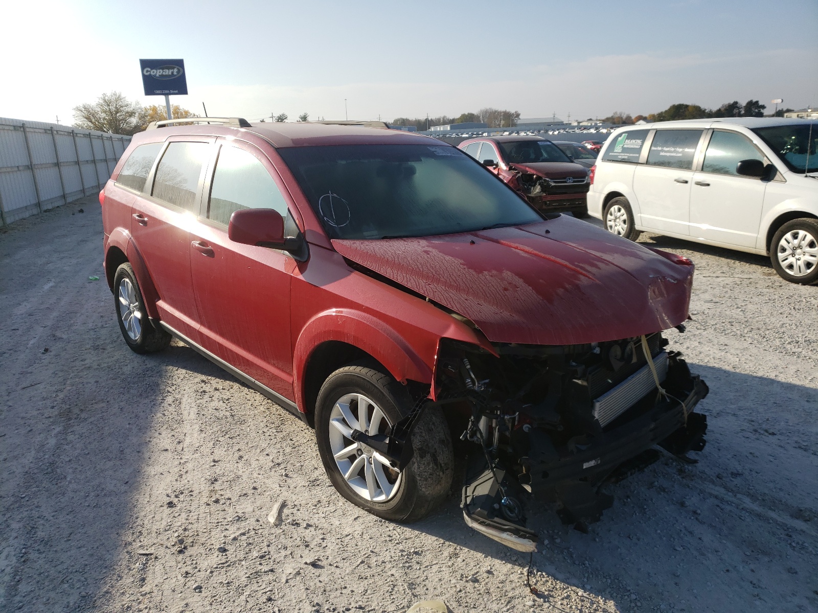 DODGE JOURNEY SX 2016 with VIN 3C4PDDBG2GT173097 - Photo from auction