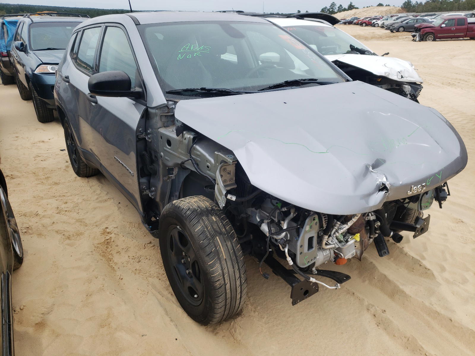 JEEP COMPASS SP 2018 with VIN 3C4NJCABXJT204541 - Photo from auction