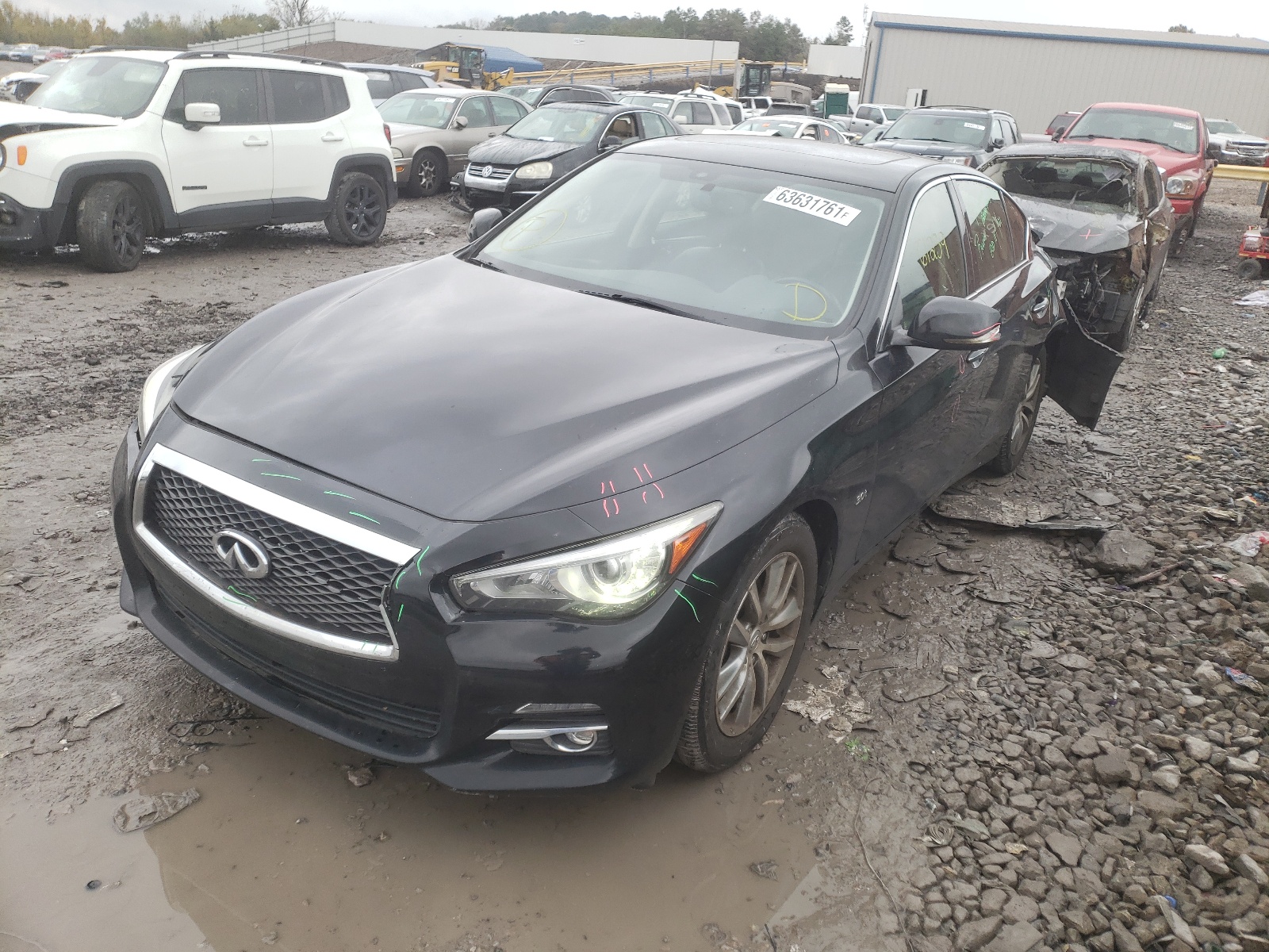 Photo 2 from auction – 2017 INFINITI Q50 PREMIU with VIN JN1EV7AP2HM731824