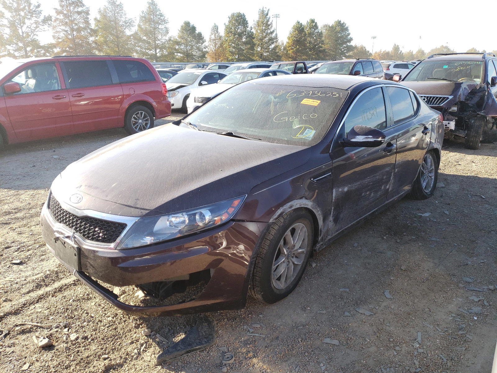 Photo 2 from auction – 2011 KIA OPTIMA LX with VIN KNAGM4A72B5100125