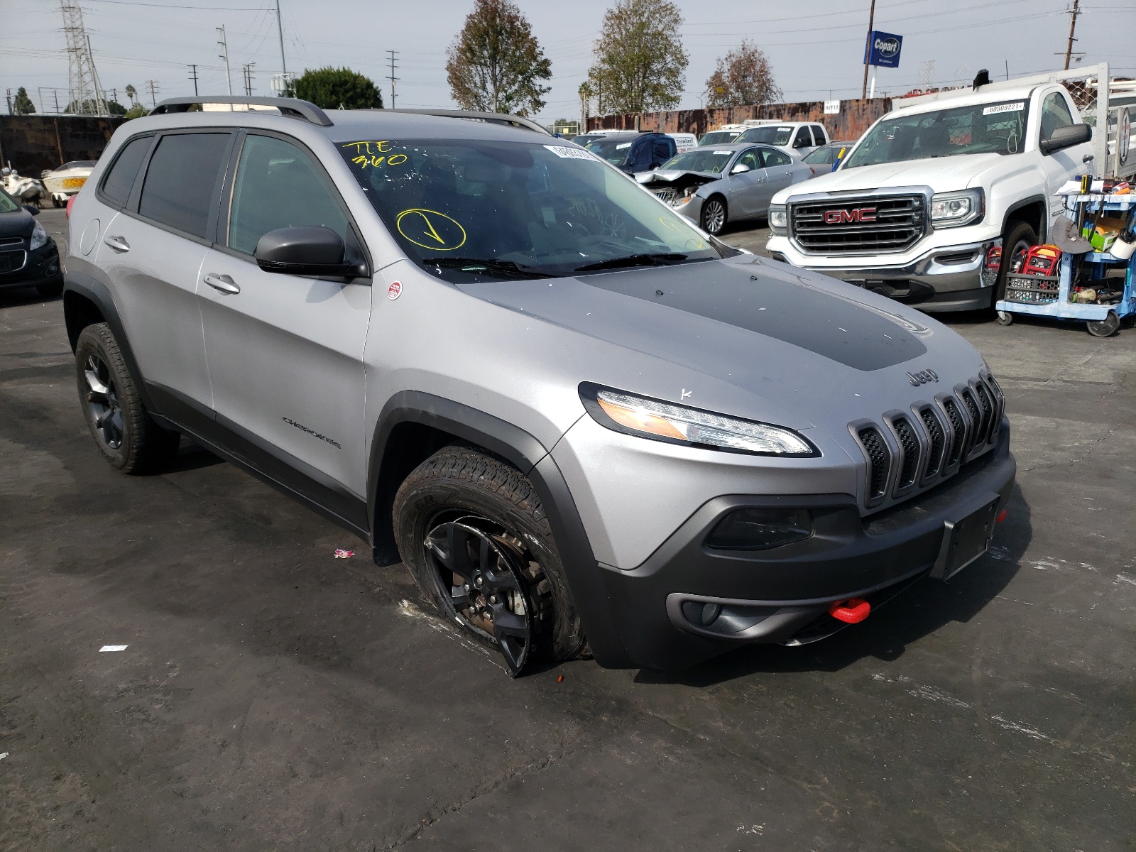 JEEP CHEROKEE T 2018 with VIN 1C4PJMBX6JD508853 - Photo from auction