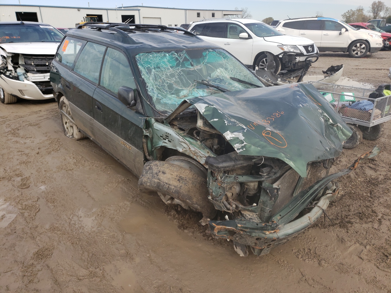 SUBARU LEGACY OUT 2003 with VIN 4S3BH675137633186 - Photo from auction