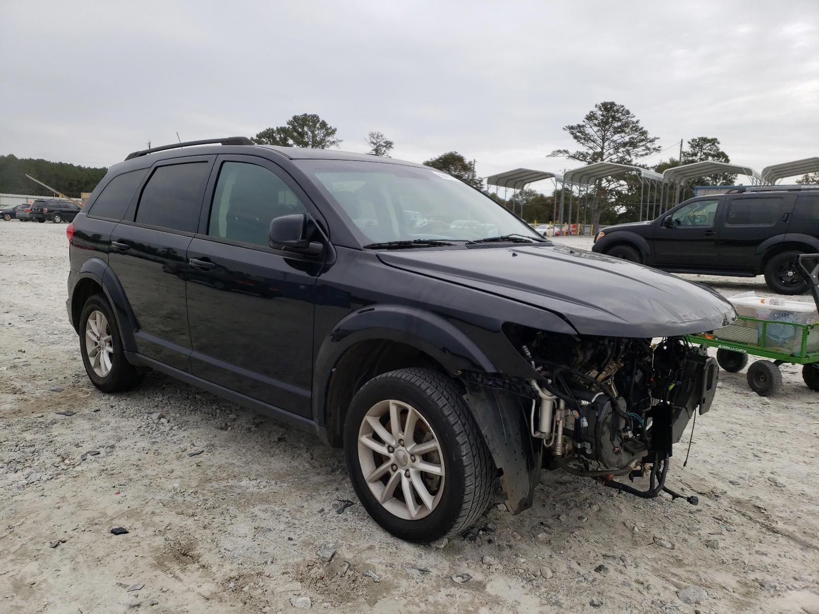 DODGE JOURNEY SX 2015 with VIN 3C4PDCBG8FT627989 - Photo from auction