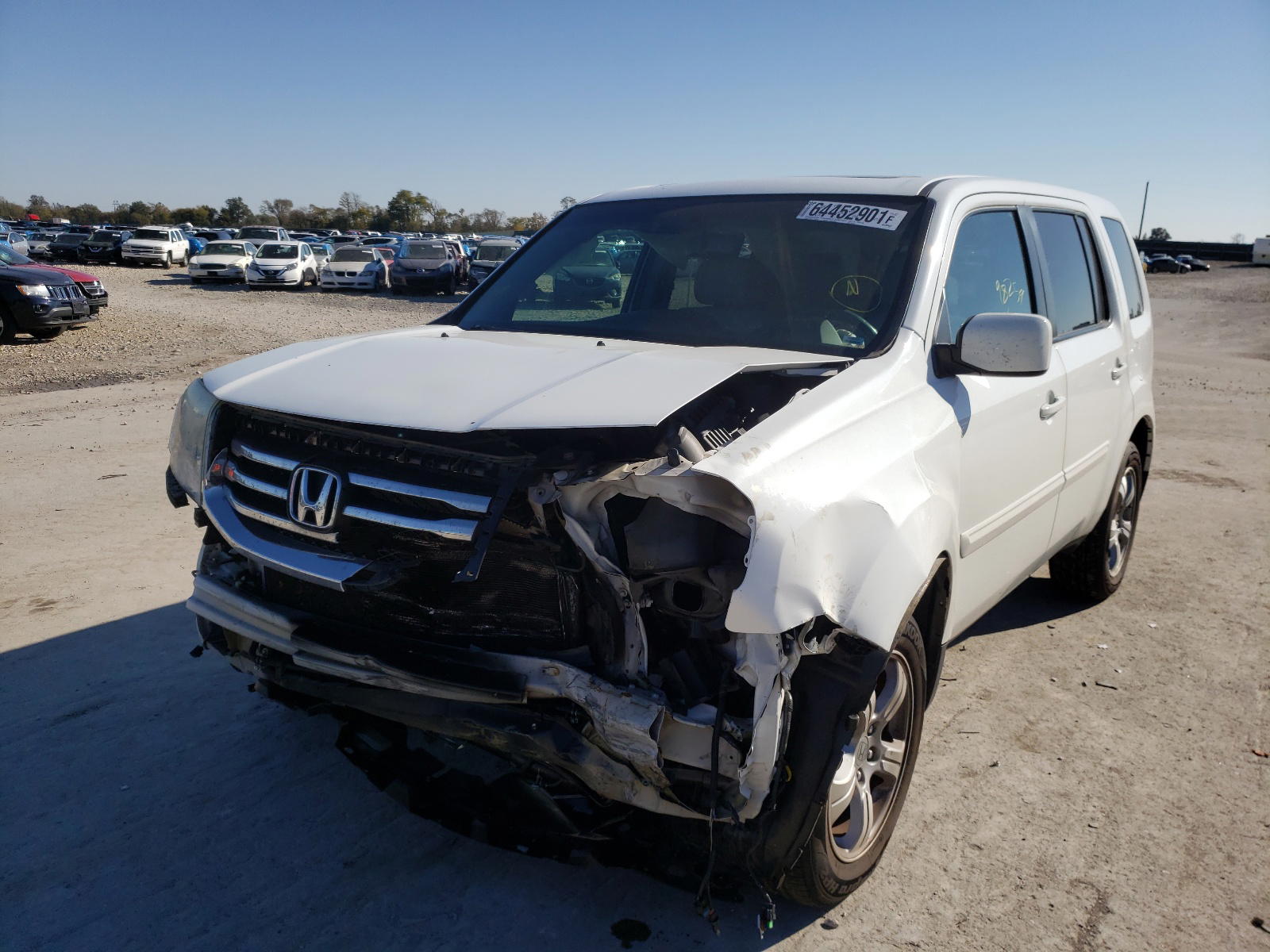 Photo 2 from auction – 2013 HONDA PILOT EXL with VIN 5FNYF3H57DB027237
