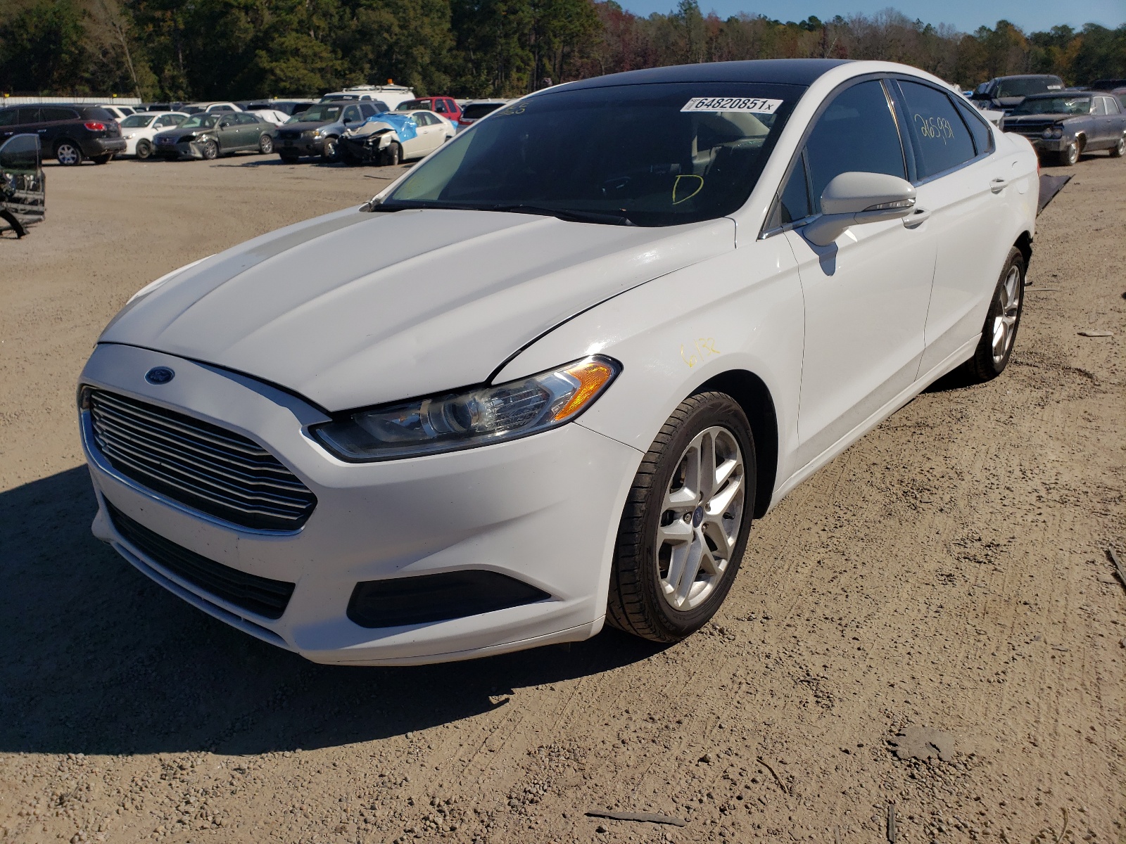 Photo 2 from auction – 2013 FORD FUSION SE with VIN 3FA6P0H77DR364287