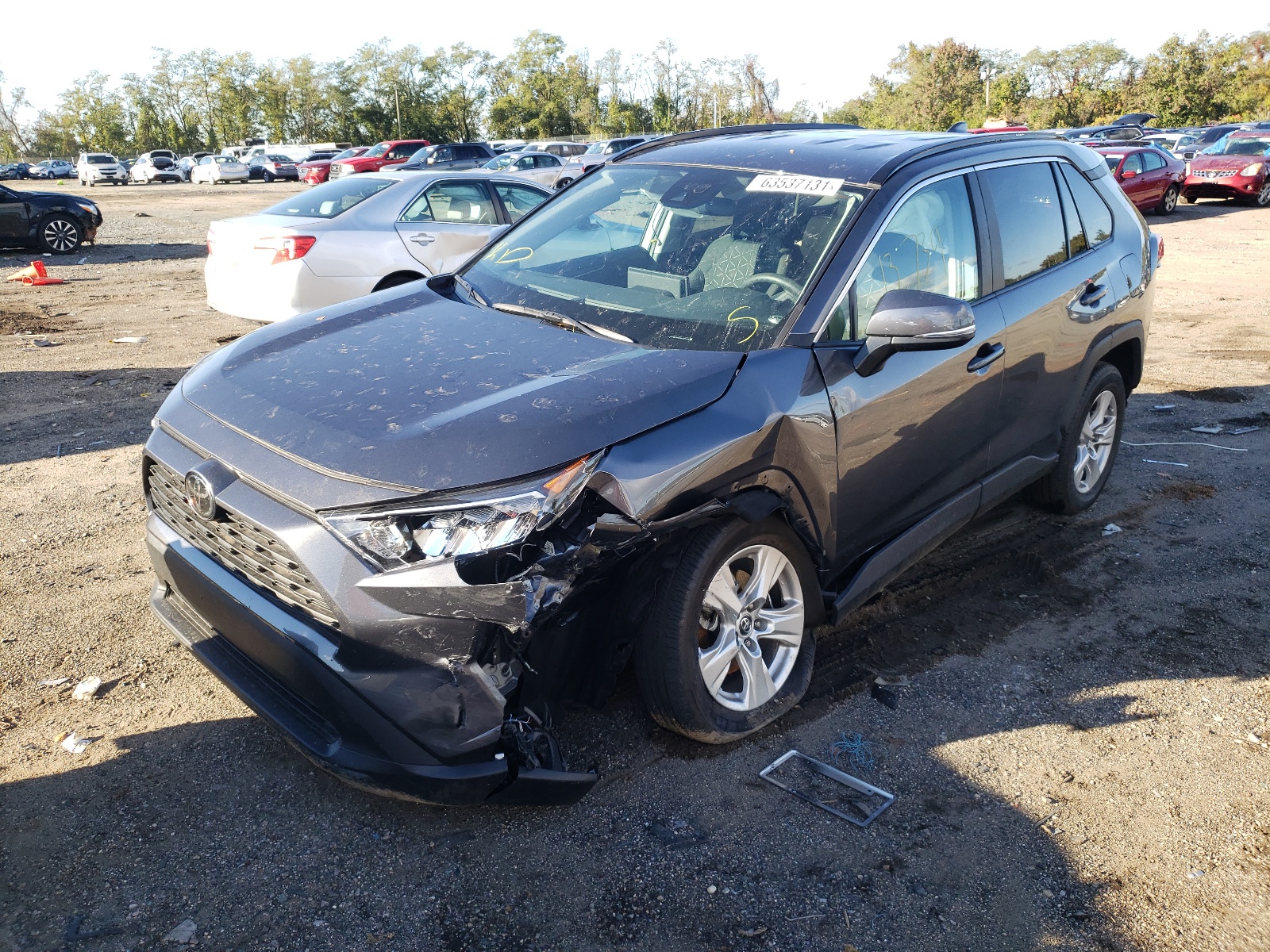 Photo 2 from auction – 2021 TOYOTA RAV4 XLE with VIN 2T3W1RFV4MC107330