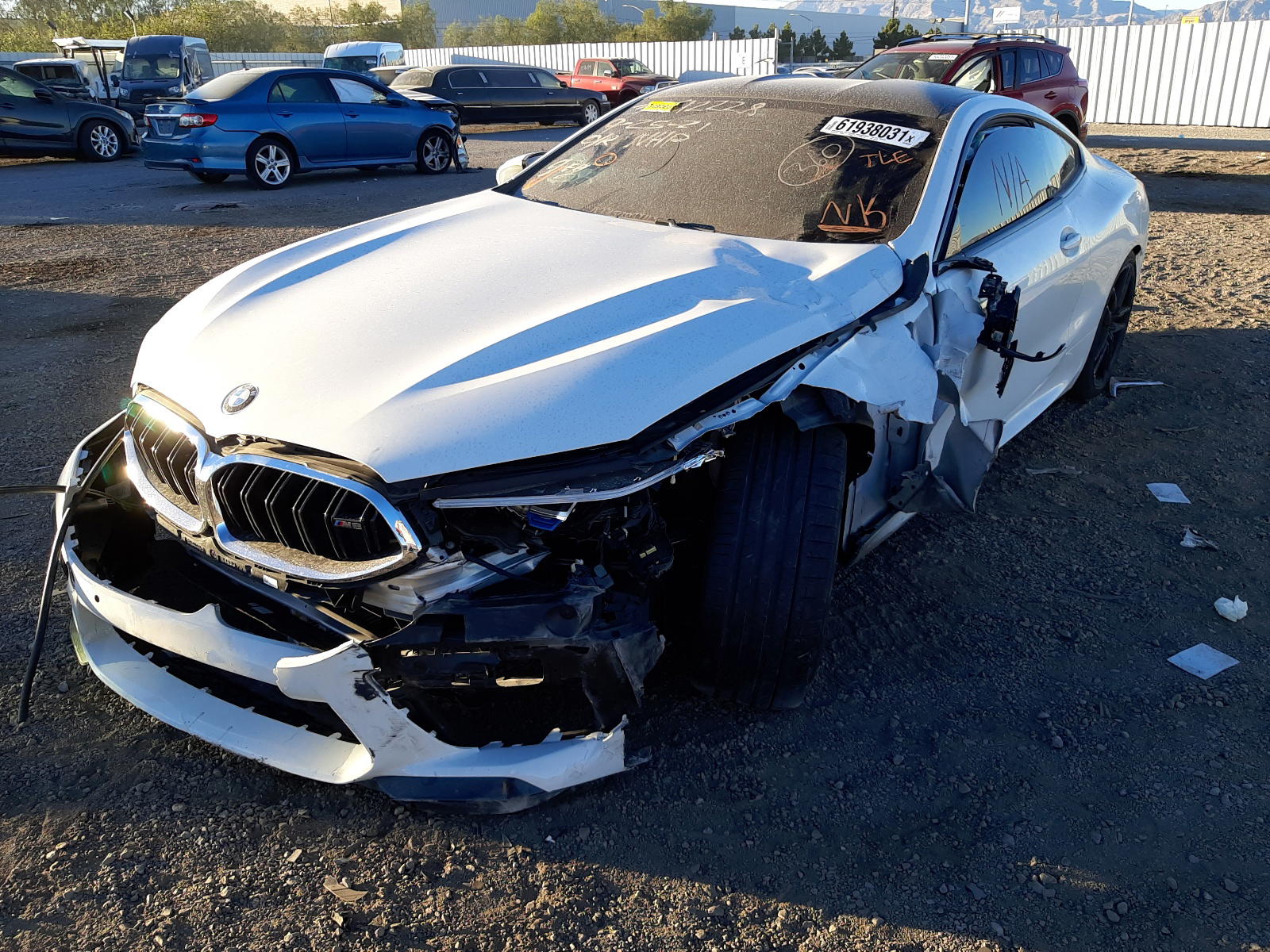 Photo 2 from auction – 2020 BMW M8 with VIN WBSAE0C04LCD56144