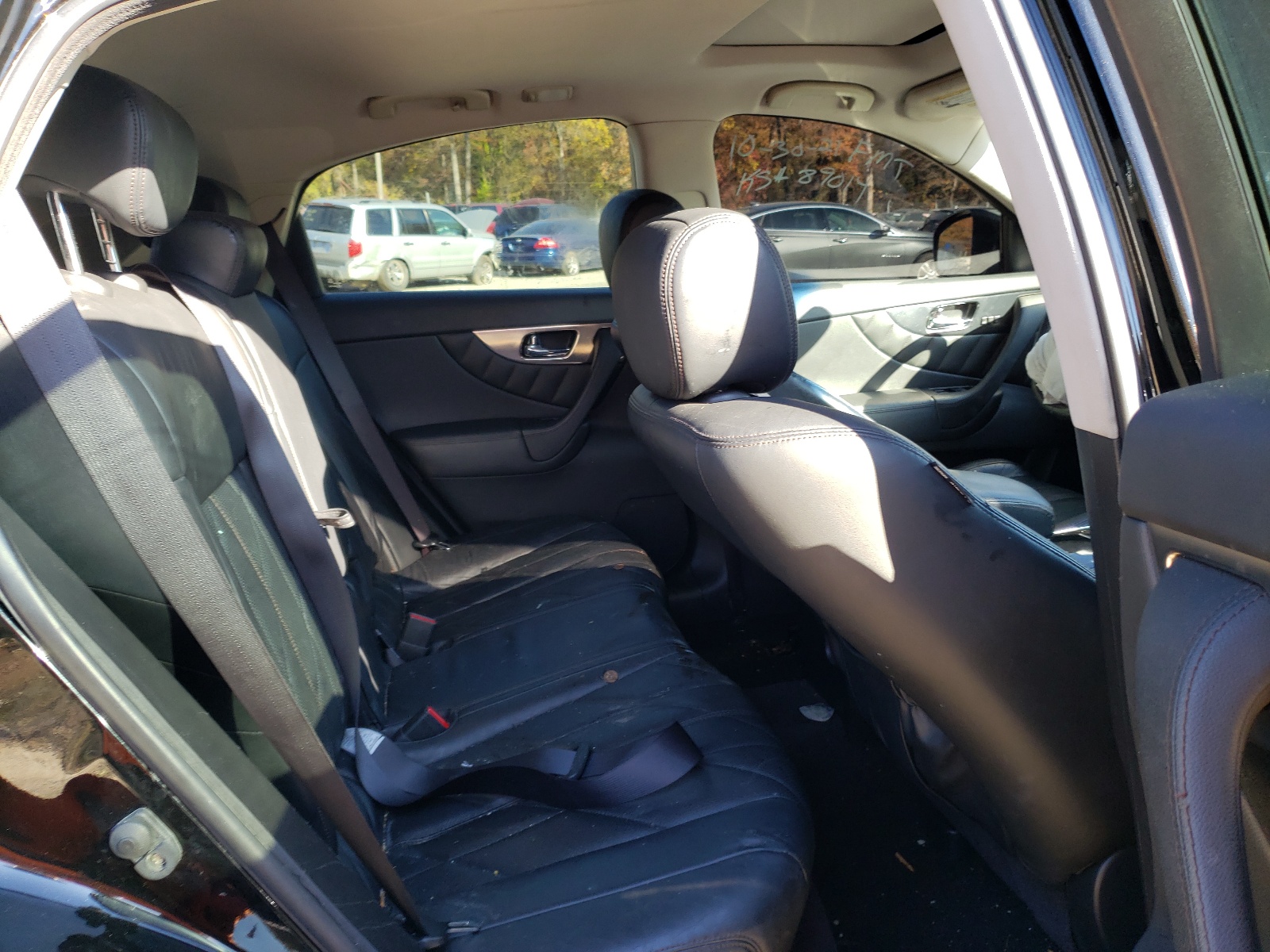 Photo 6 from auction – 2009 INFINITI FX35 with VIN JNRAS18W49M151362