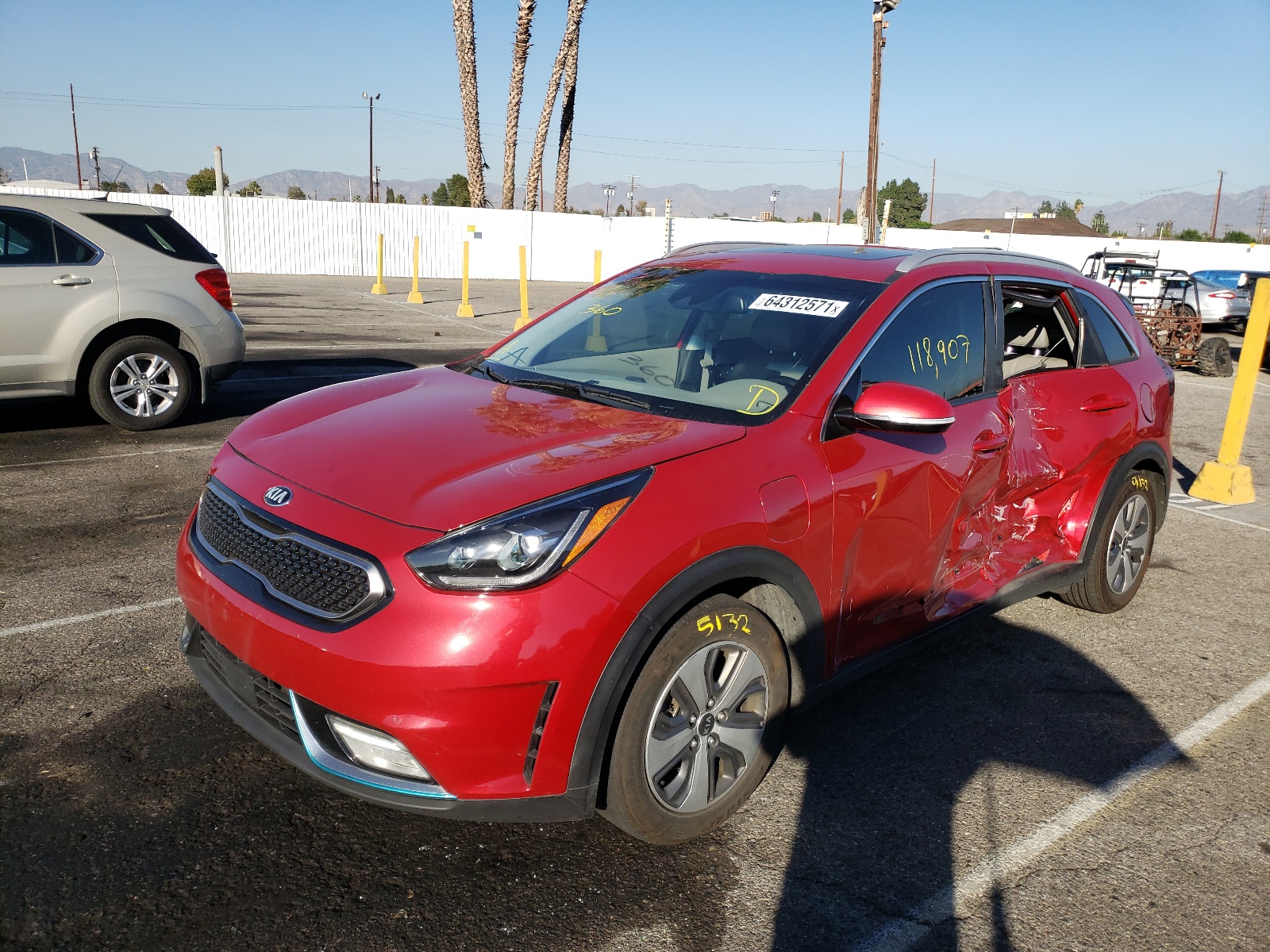 Photo 2 from auction – 2019 KIA NIRO EX PR with VIN KNDCC3LDXK5261291