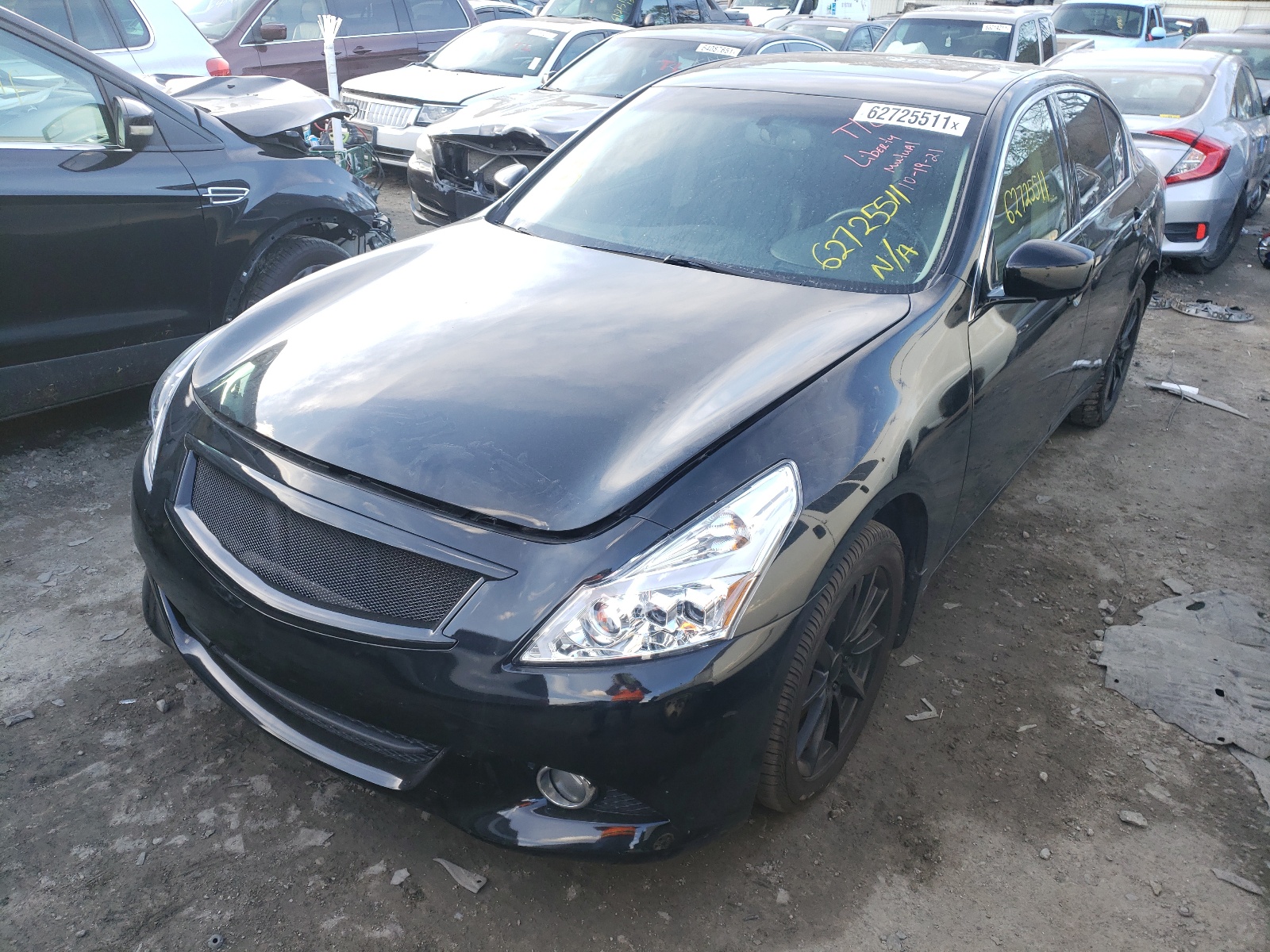 Photo 2 from auction – 2012 INFINITI G37 with VIN JN1CV6AR5CM670349