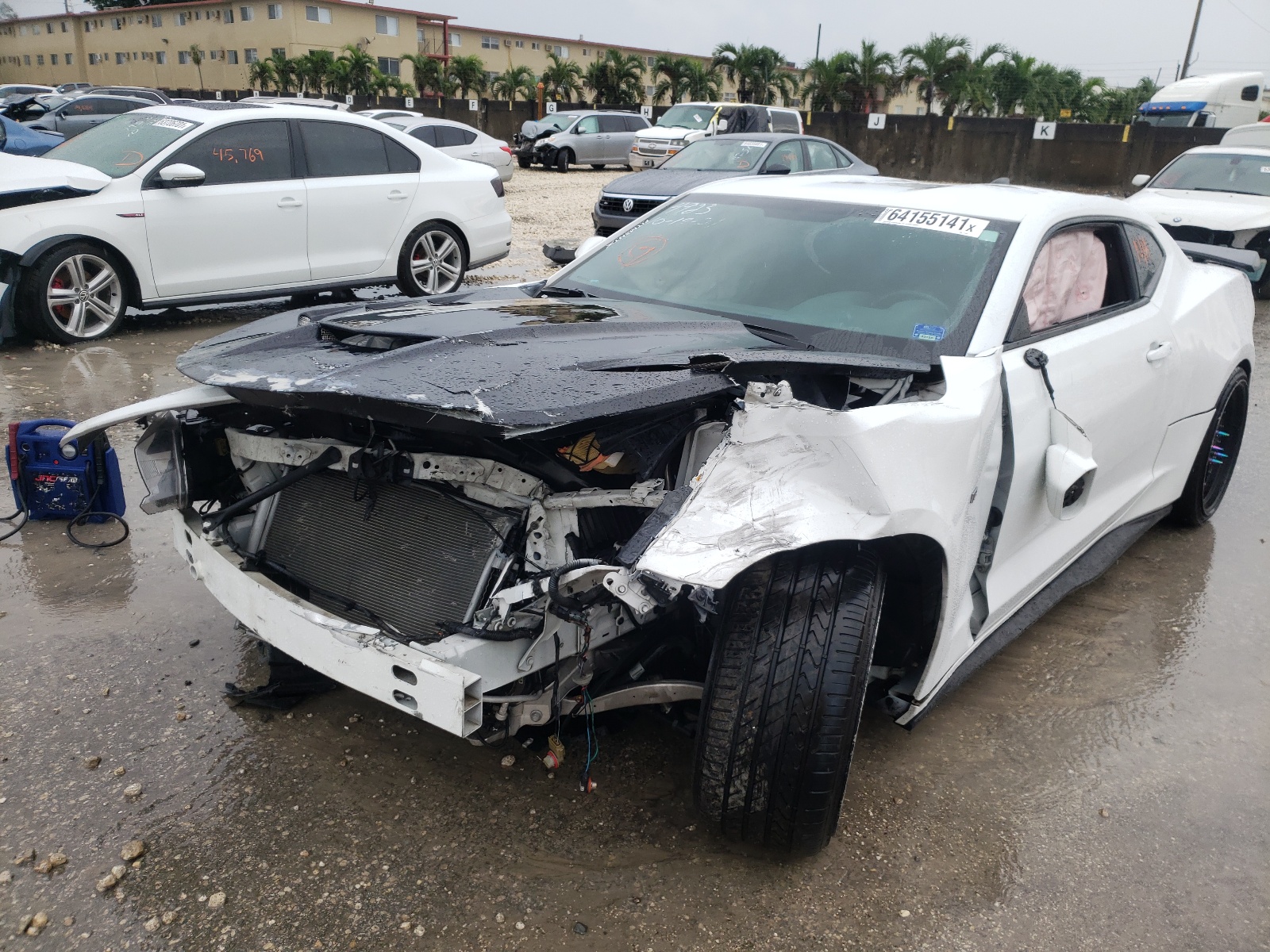 Photo 2 from auction – 2018 CHEVROLET CAMARO LT with VIN 1G1FB1RX7J0114923