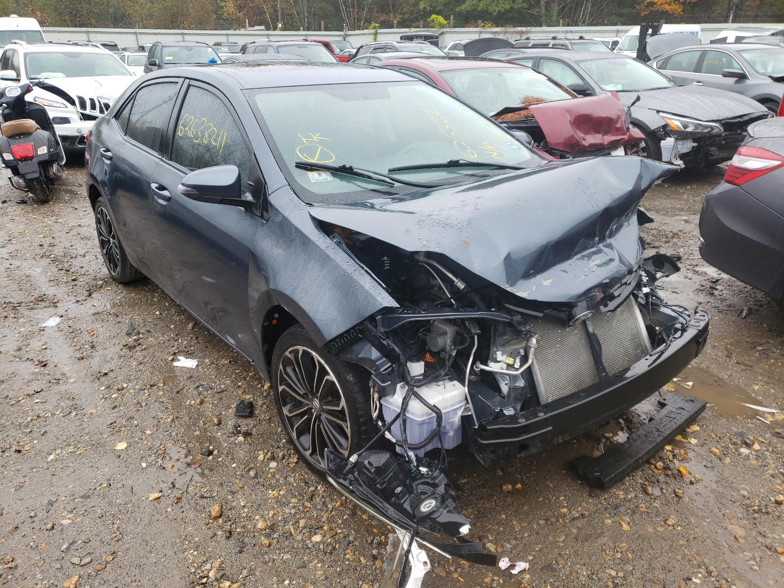 TOYOTA COROLLA L 2015 with VIN 2T1BURHE3FC247223 - Photo from auction